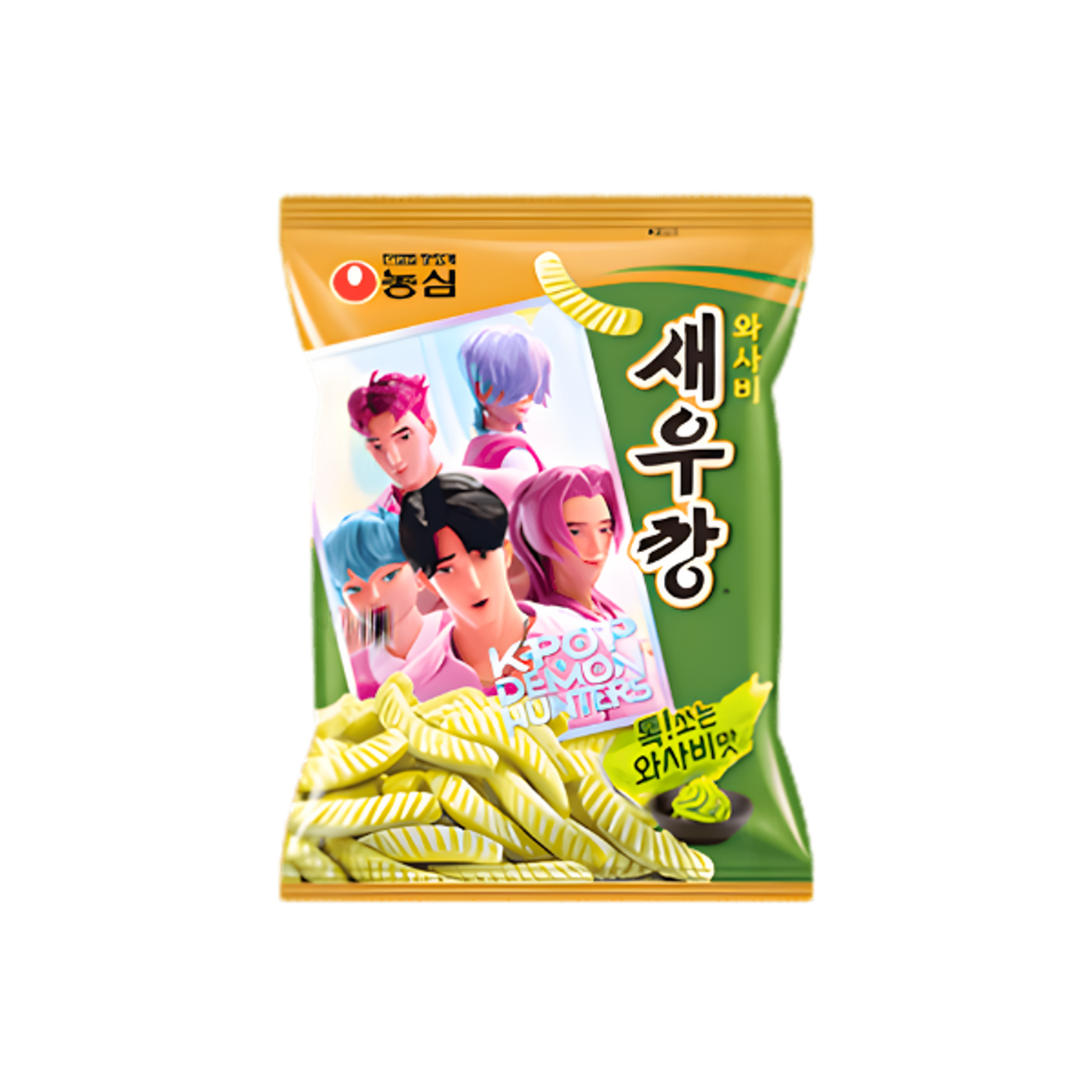 NONGSHIM × KPOP DEMON HUNTERS Shrimp Wasabi | Limitierter koreanischer Snack