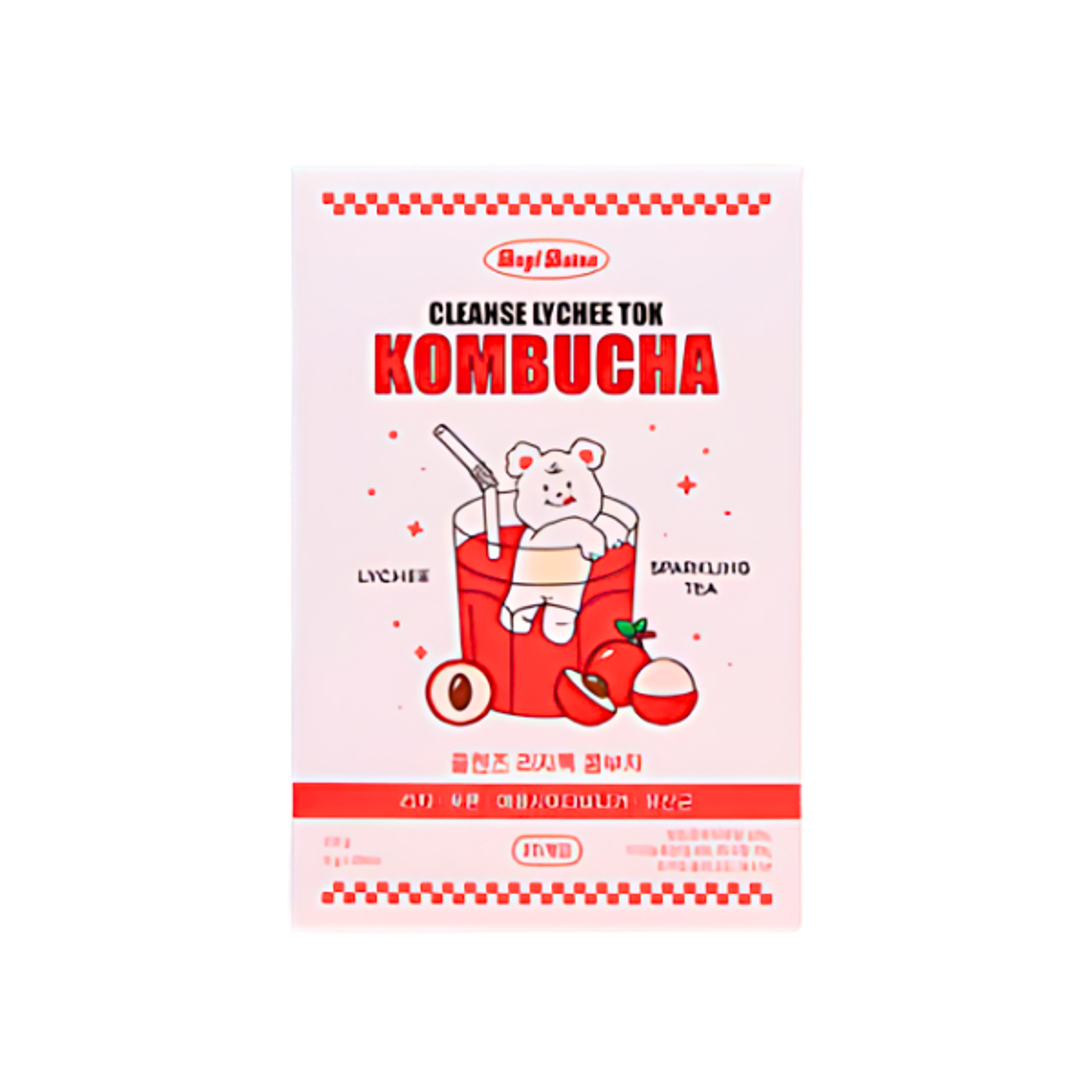 BUGIBUTEA Lychee Tok Kombucha 100g | Kombucha Getränkepulver Lychee