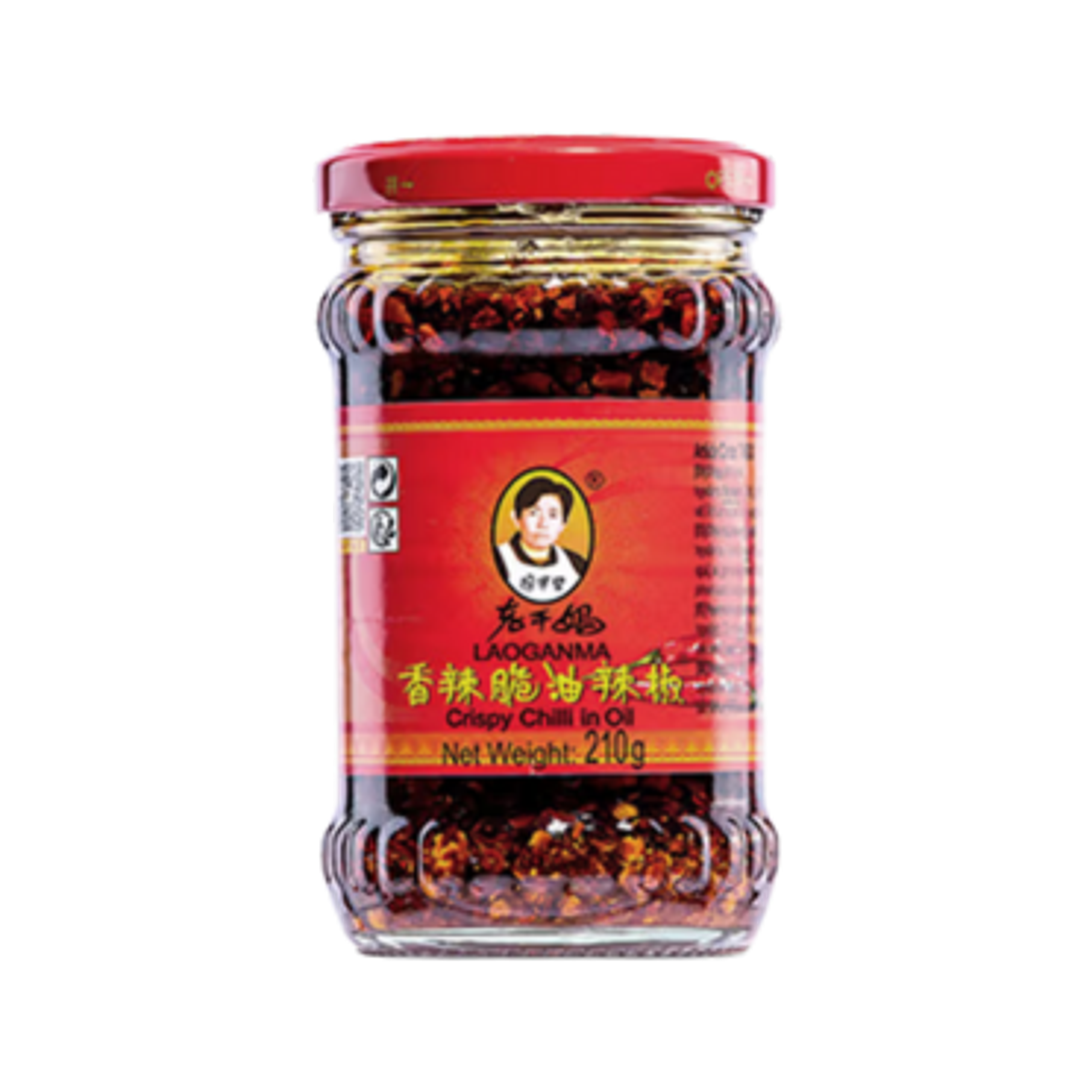 LAOGANMA Crispy Chilli in Oil 210g - Veredelung für Nudeln/Reis: Bringt exotische Note.