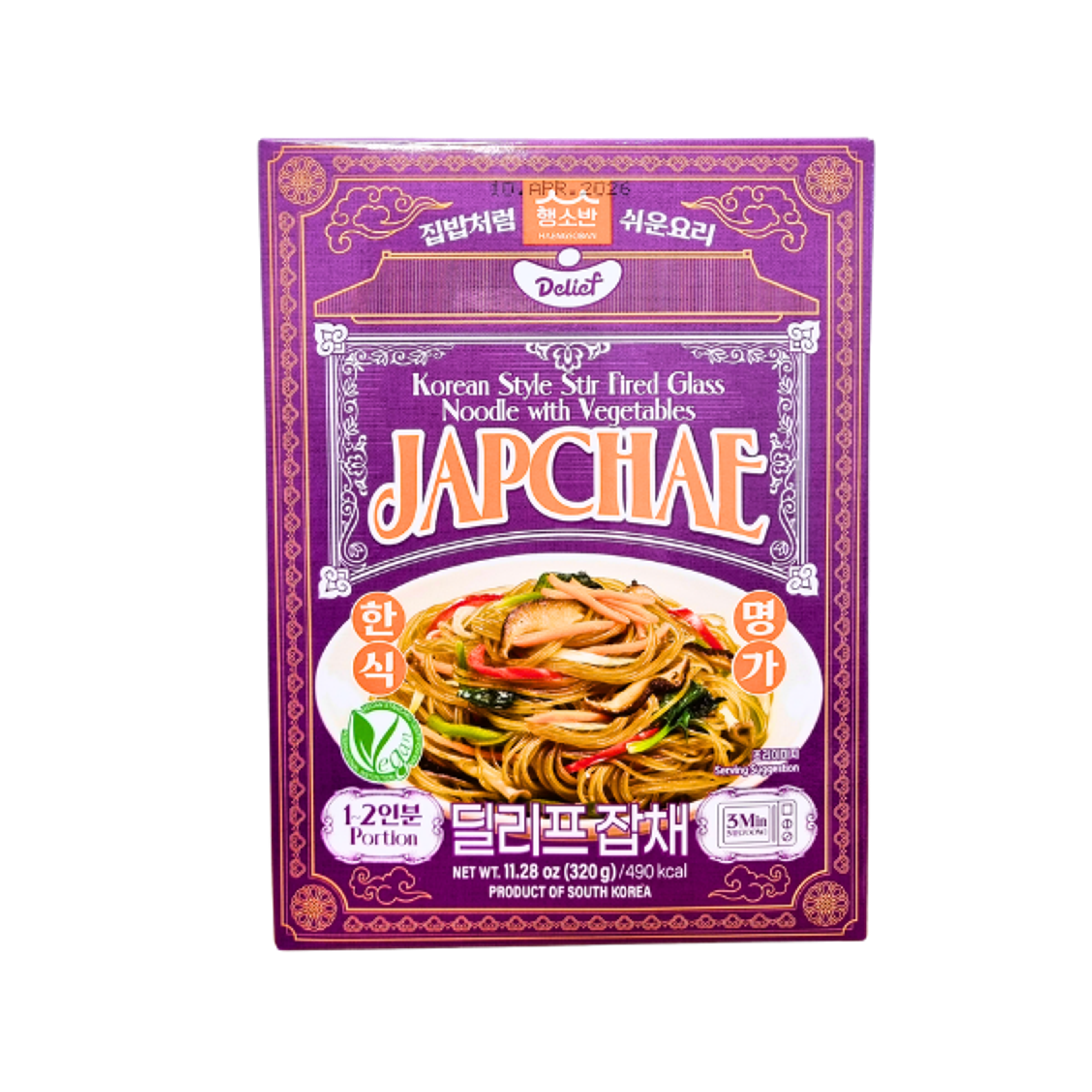 HAENGSOBAN Delief Japchae 320g | Koreanische Glasnudeln