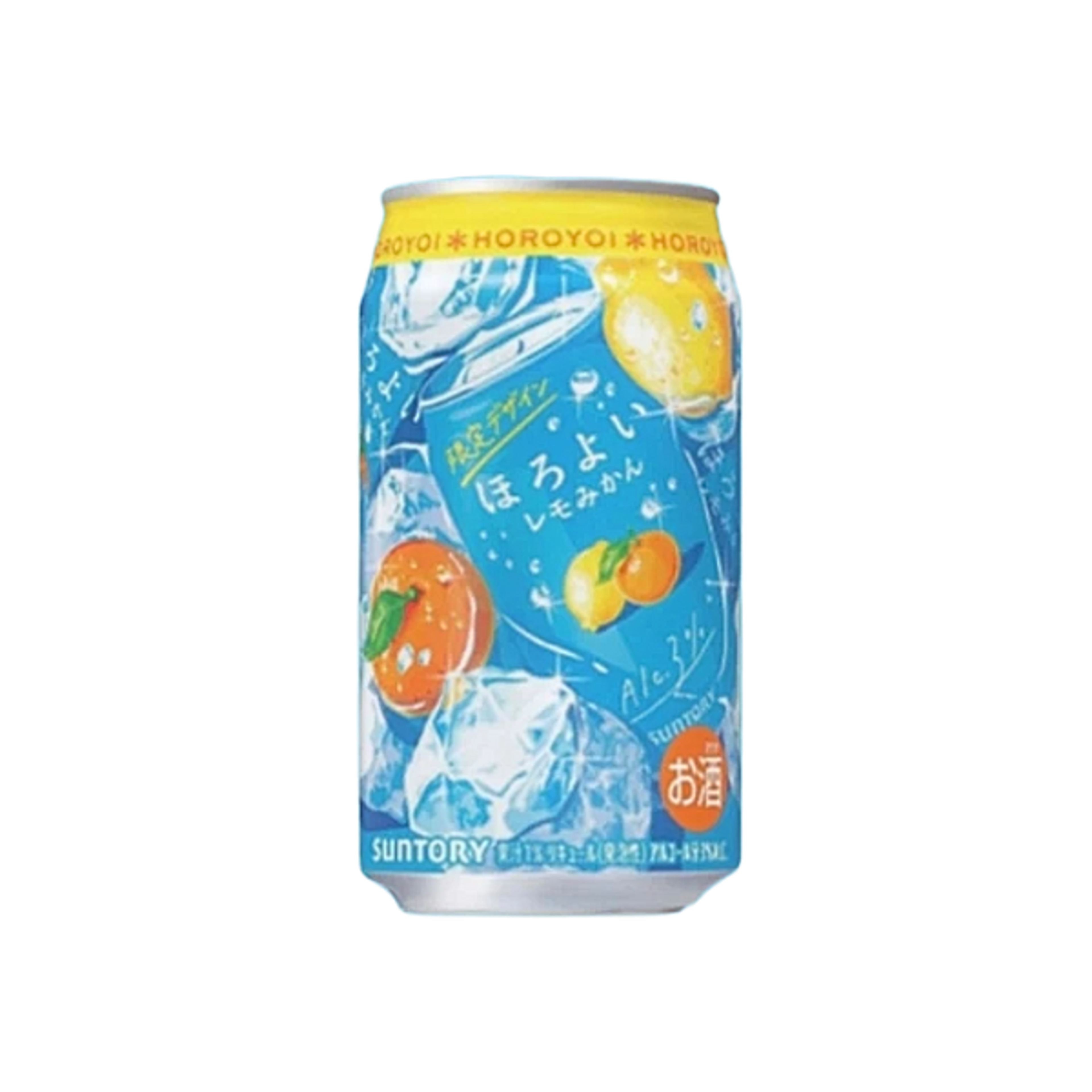 SUNTORY Horoyoi Lemon 350ml | Japanisches Erfrischungsgetränk mit 3 % Alkohol
