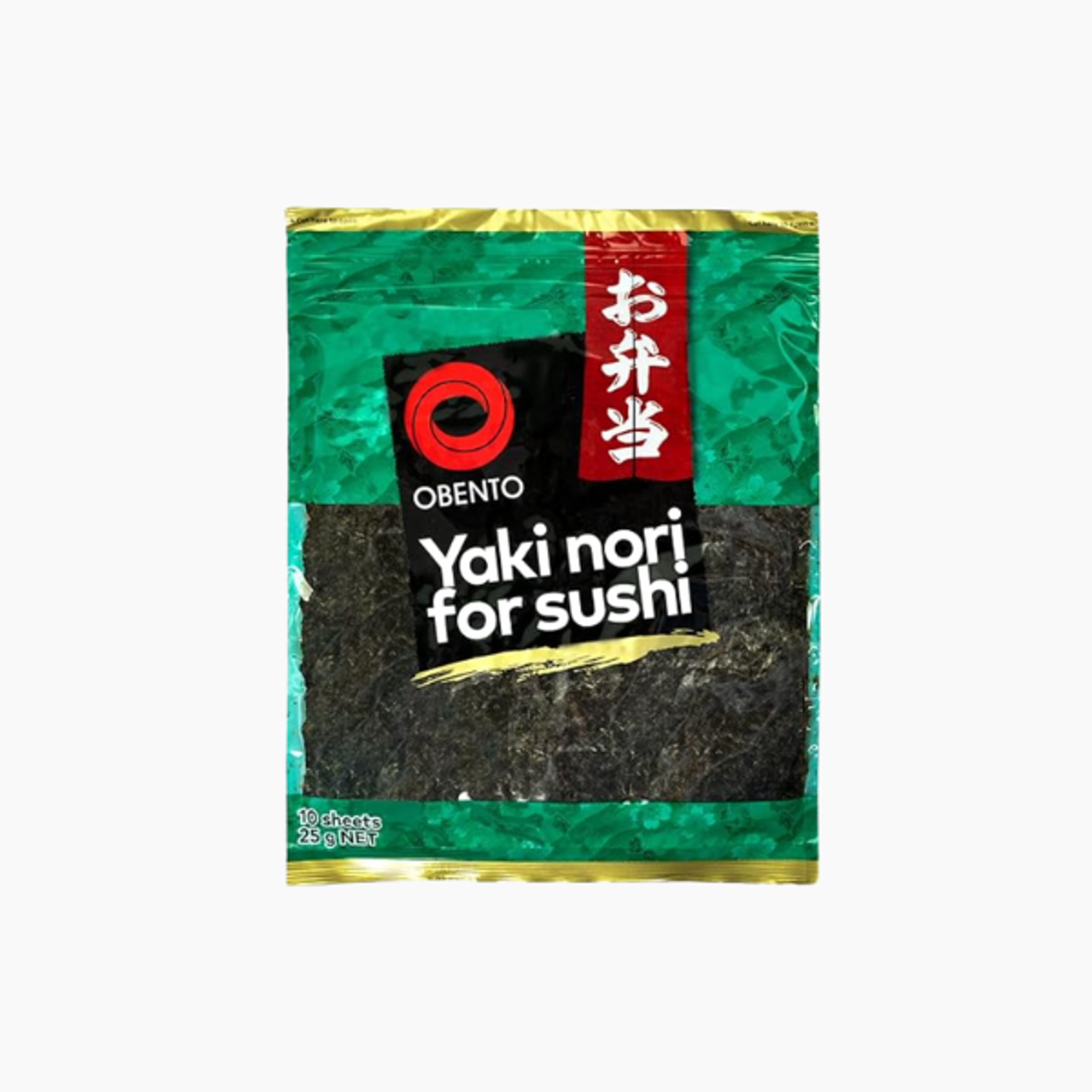 OBENTO Yaki Nori 10 Sheets 25g – Sushi Seaweed