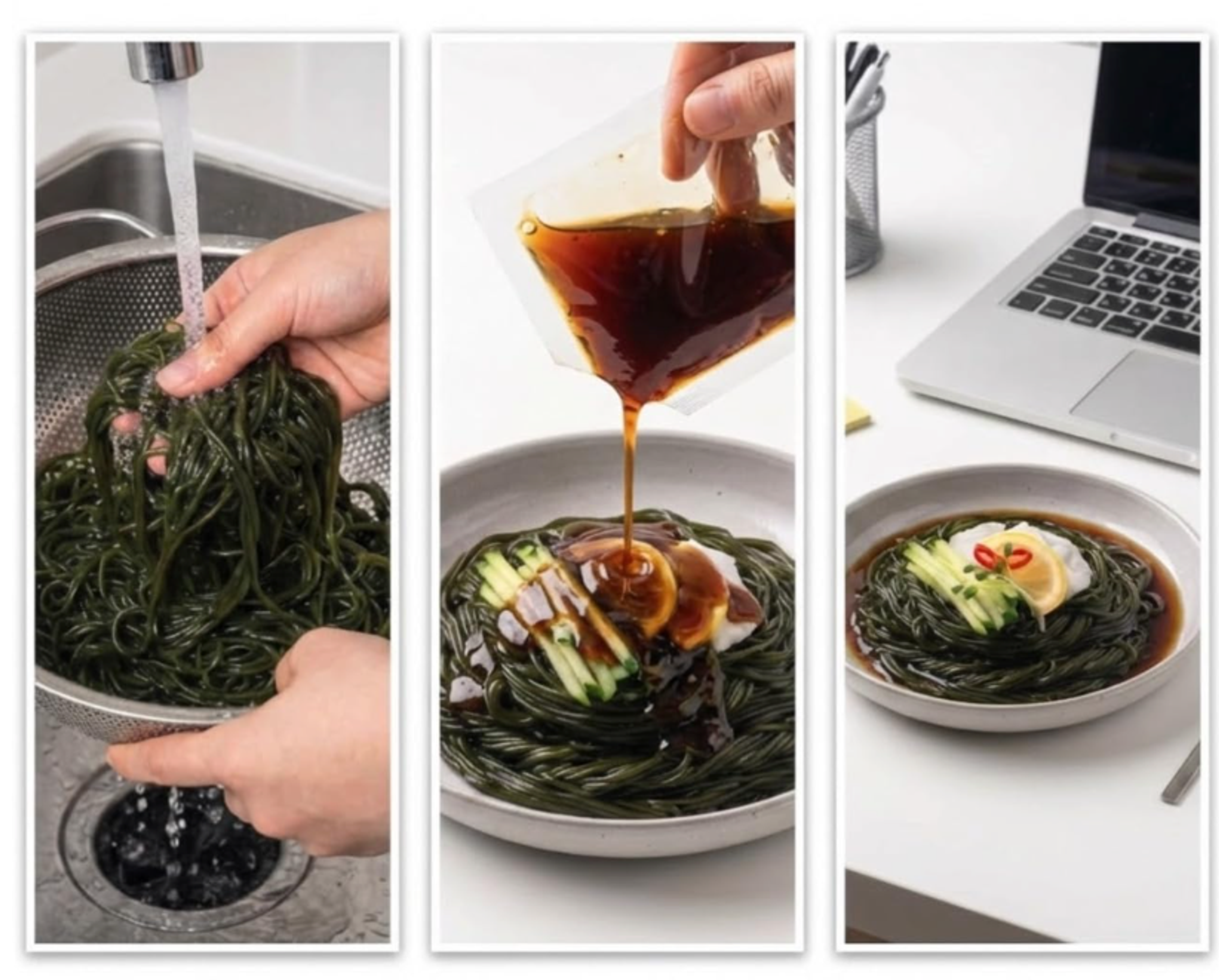 ECA Seaweed Noodle mit Soba-Sauce 376 g