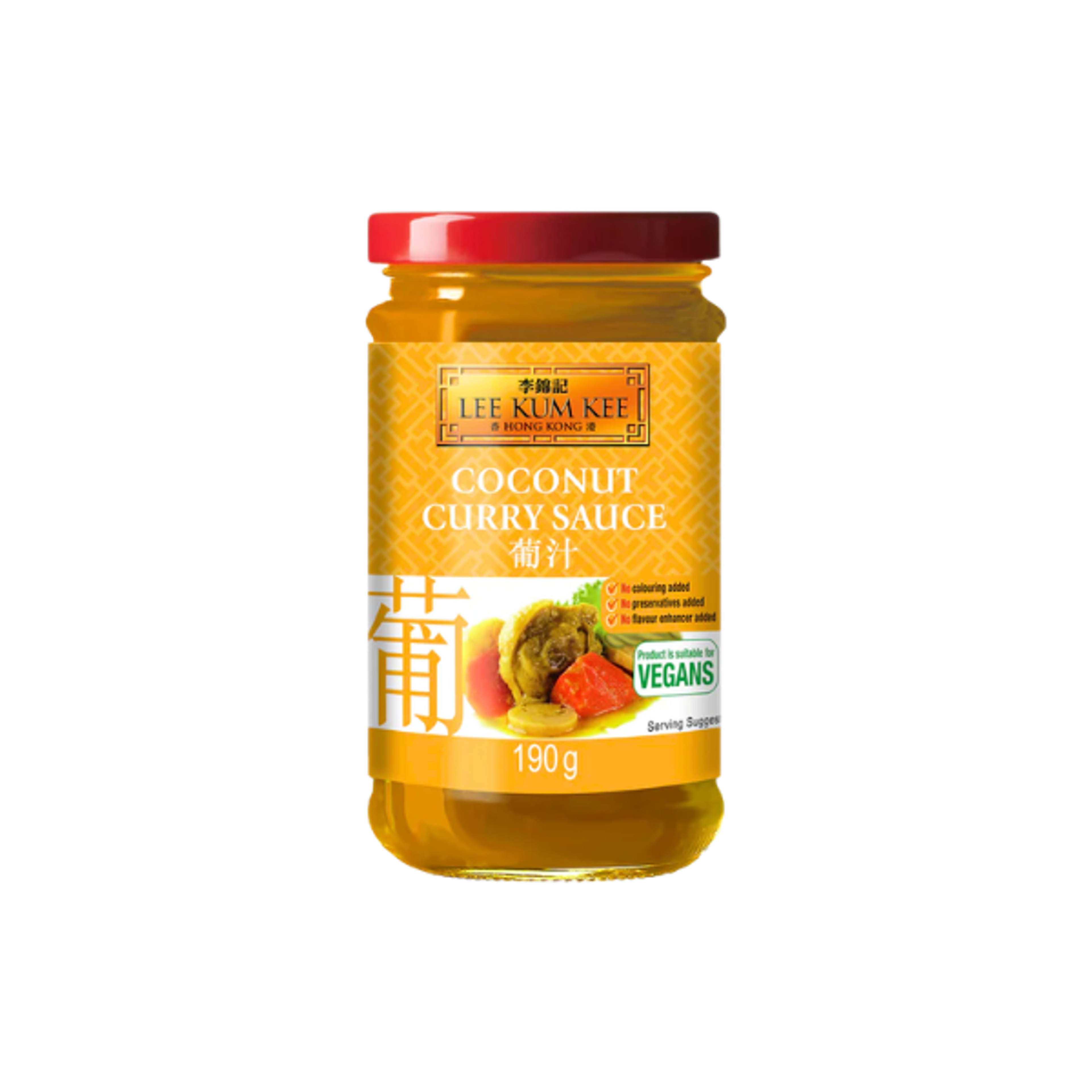 LEEKUMKEE Coconut Curry Sauce 190g | Cremige Kokos-Curry-Sauce vegan