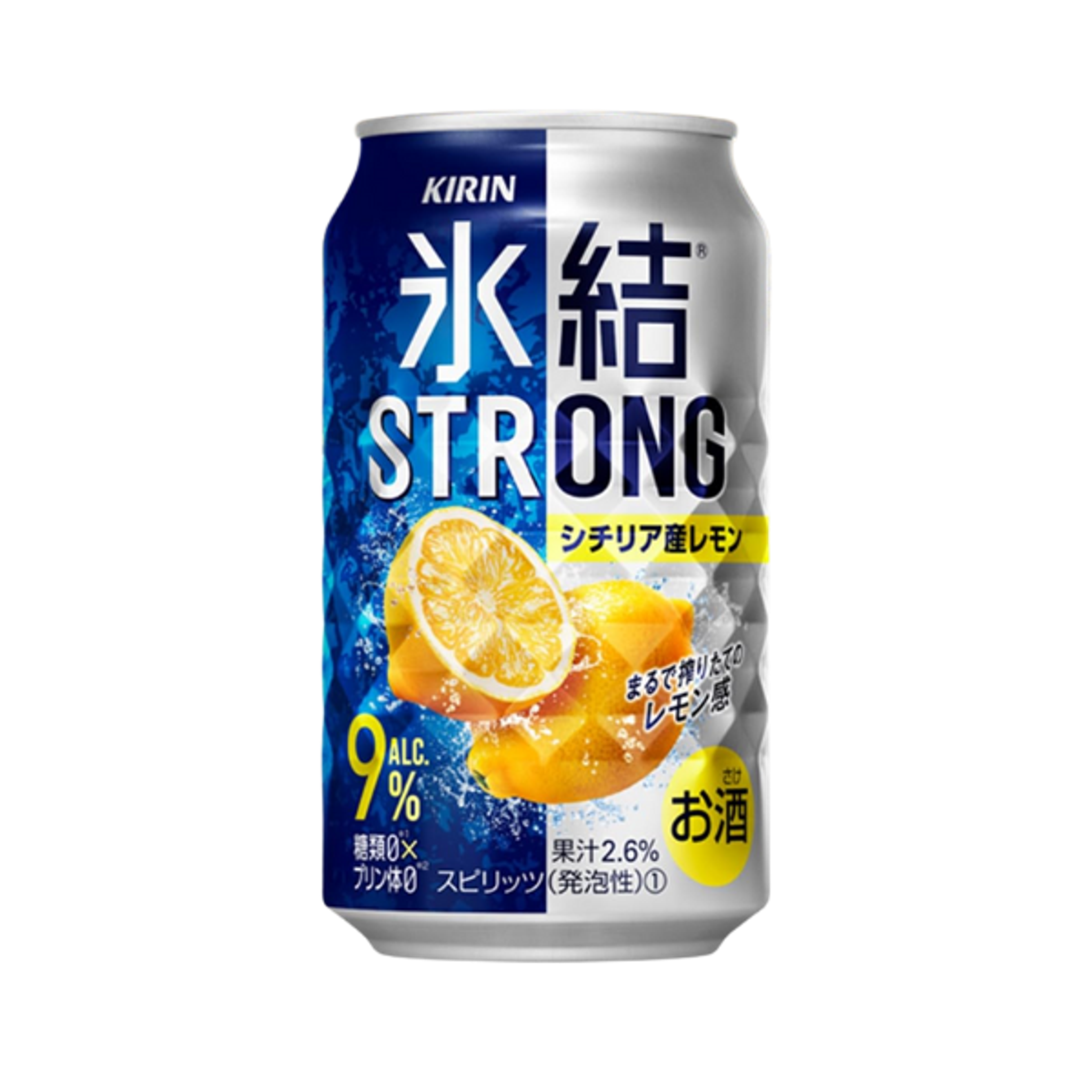 KIRIN Hyoketsu Strong Sicilian Lemon 9% 350ml | Japanischer Lemon Chu-Hi Ready-to-Drink
