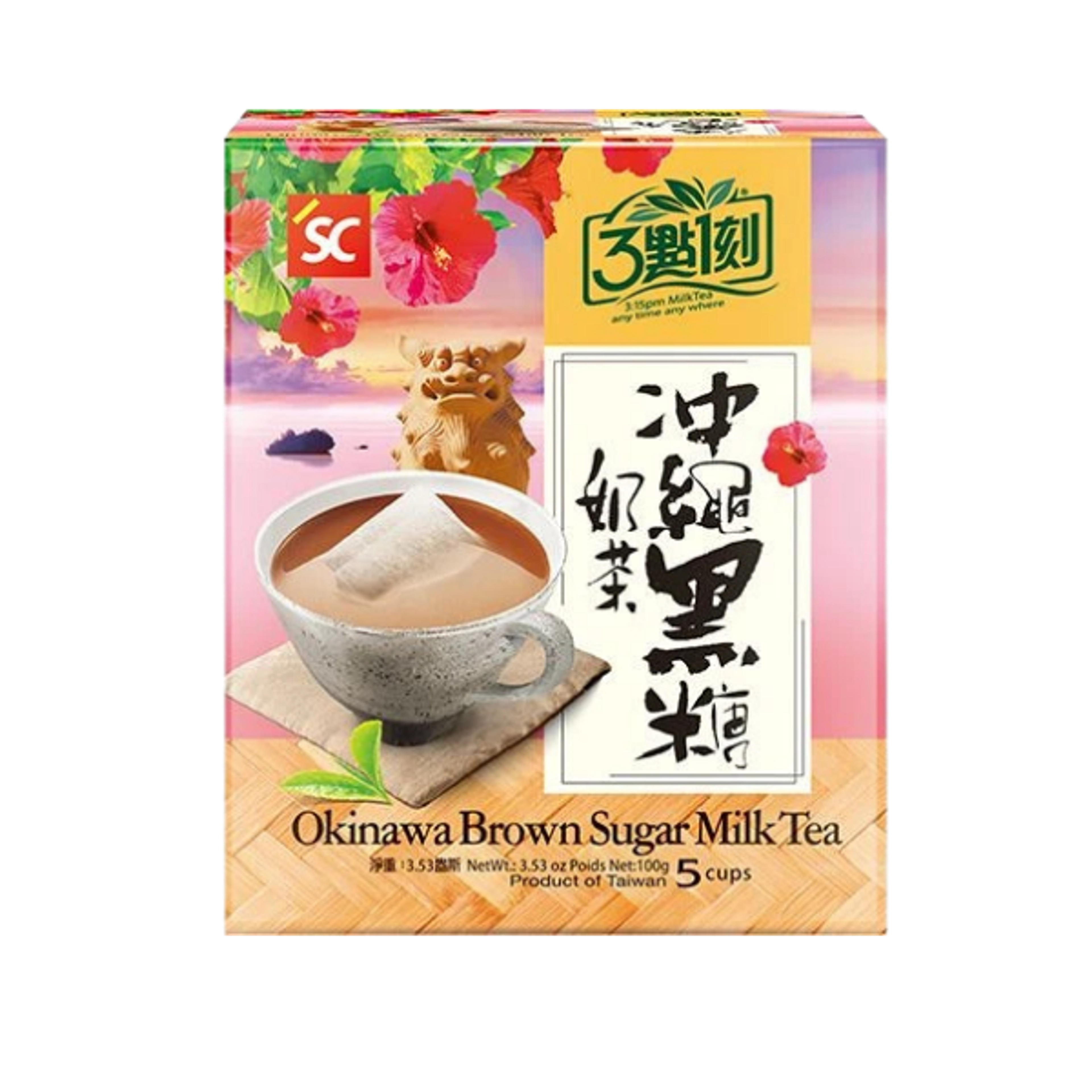 3:15PM Okinawa Milchtee: Japanischer Brauner Zucker Genuss