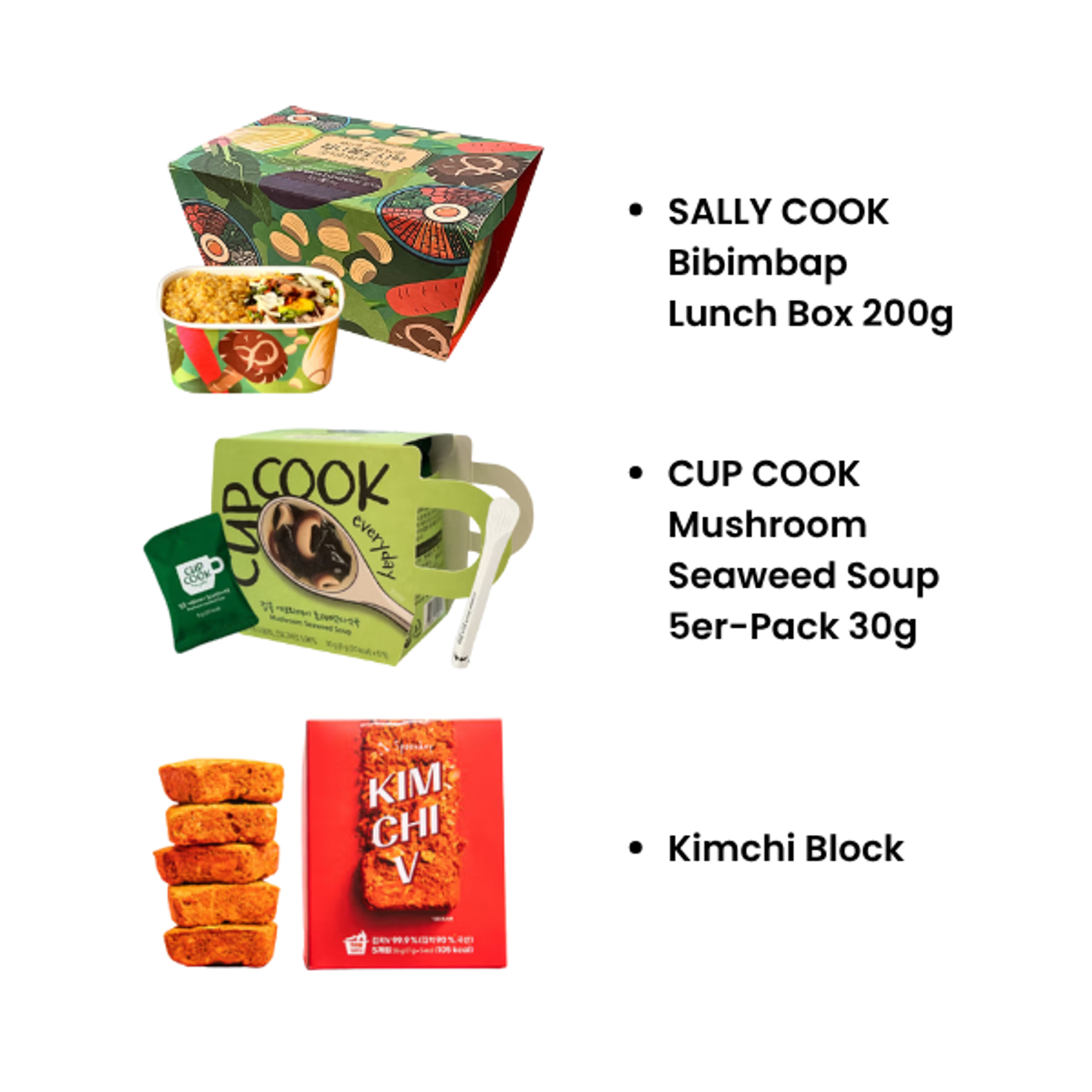 Healthy K-Instant Food Set | Premium Korean Food Box with Bibimbap, Soup & Rice Bowls