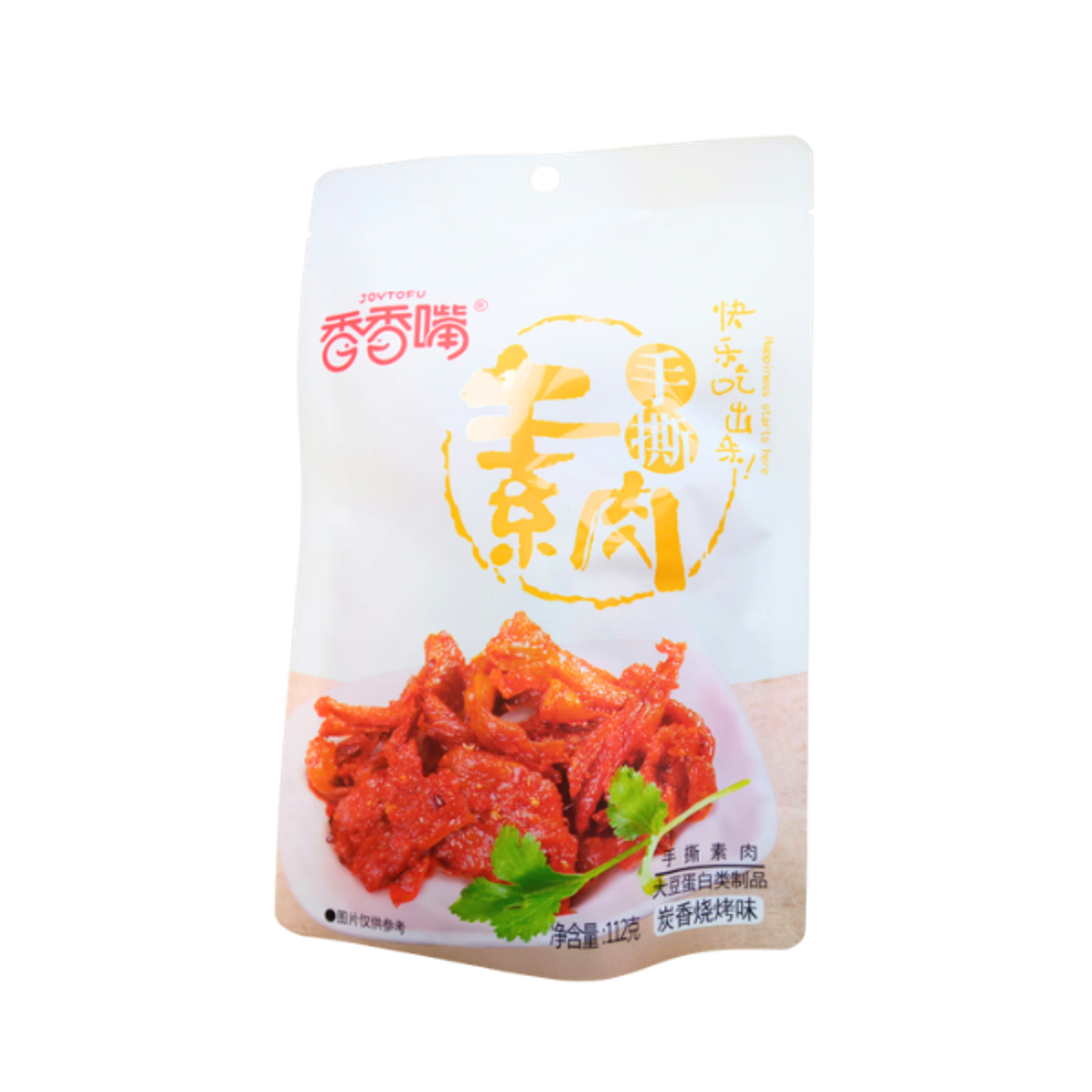 JOYTOFU Meat Charcoal Barbecue Flavor 112g | Würziger Soja-Snack mit Rauch- und Grillgeschmack