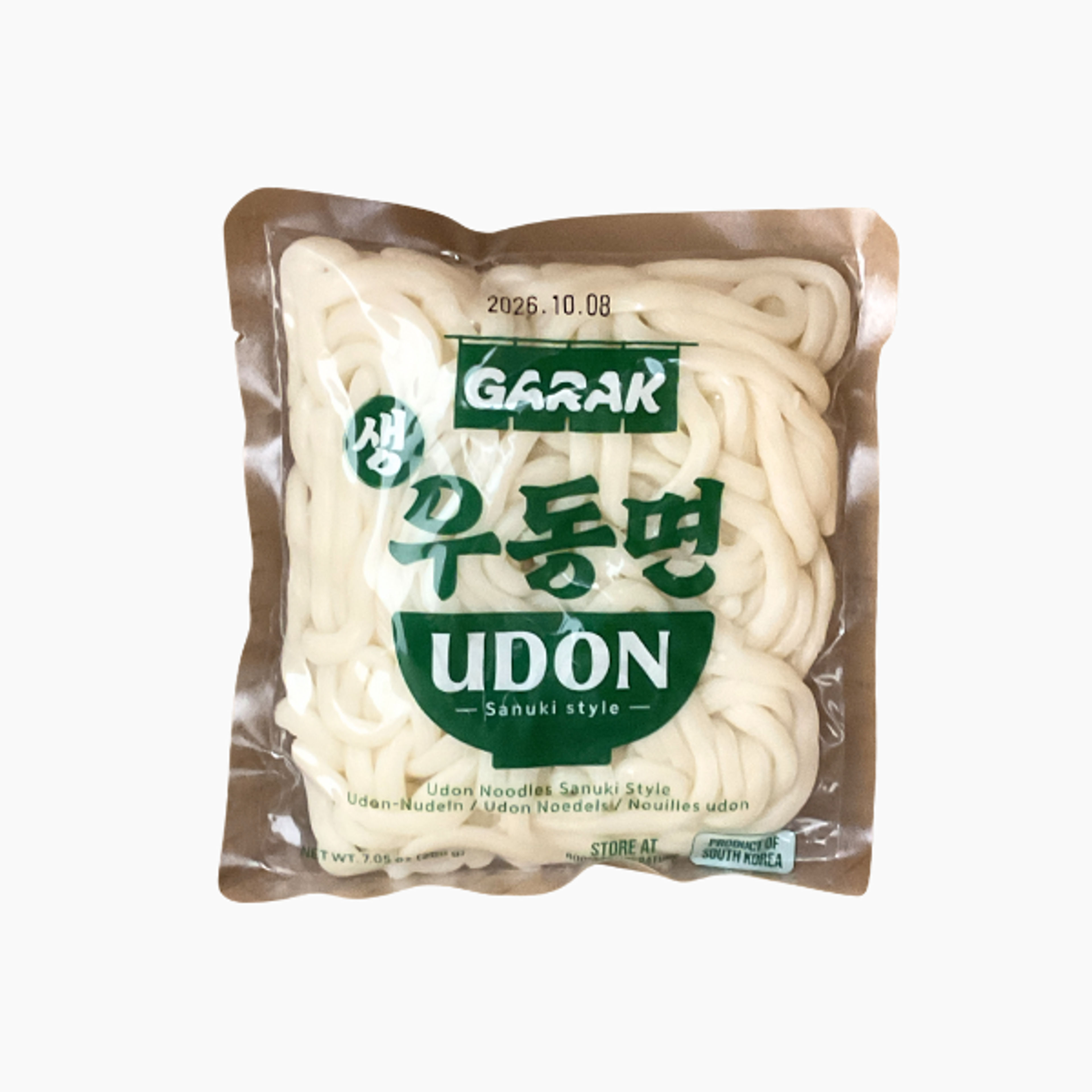 GARAK Udon Noodles Sanuki Style 200 g | Bissfeste japanische Udon im klassischen Sanuki-Stil