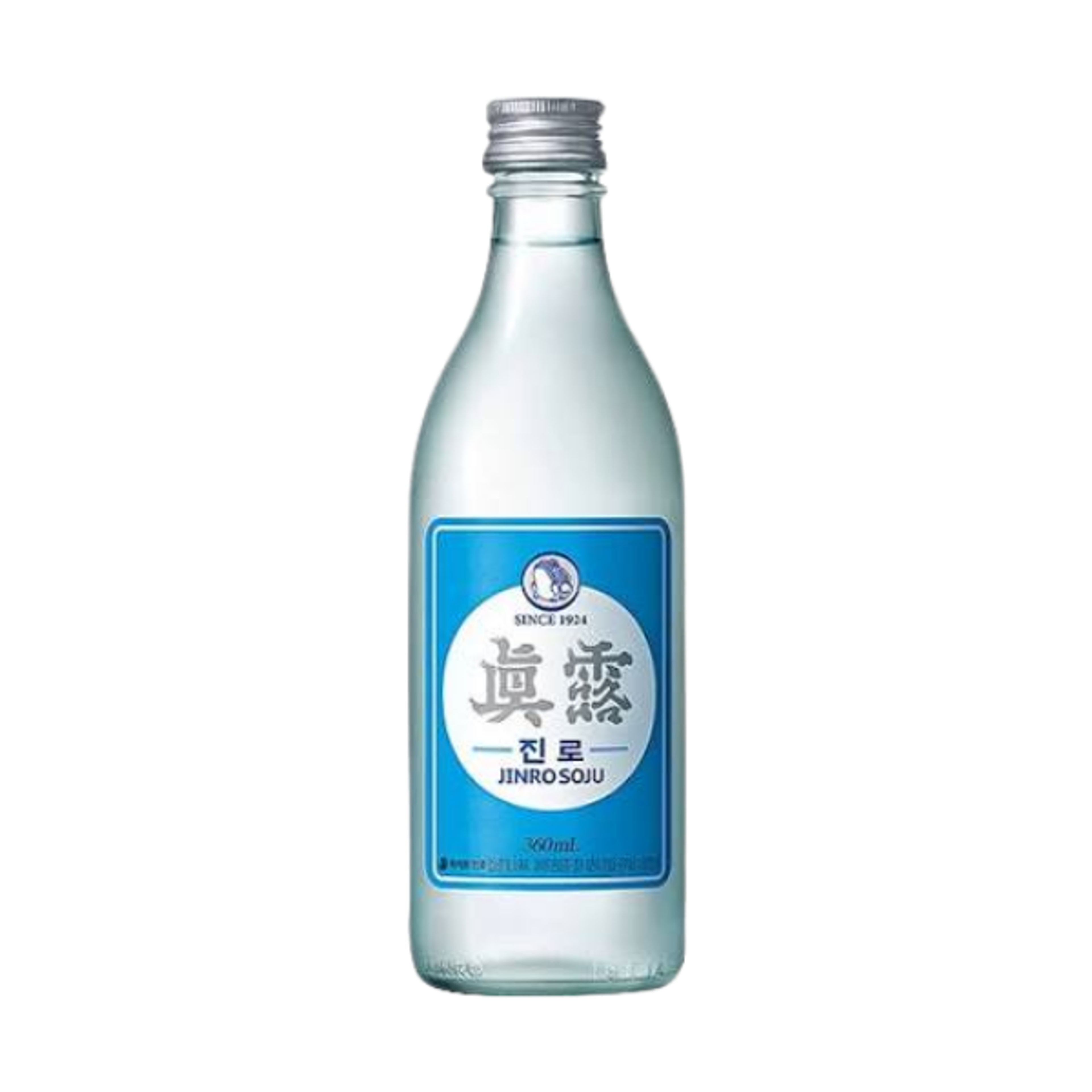 JINRO Retro Soju Zero: Koreanischer Soju Genuss ohne Zucker, 16% Alc. 360ml
