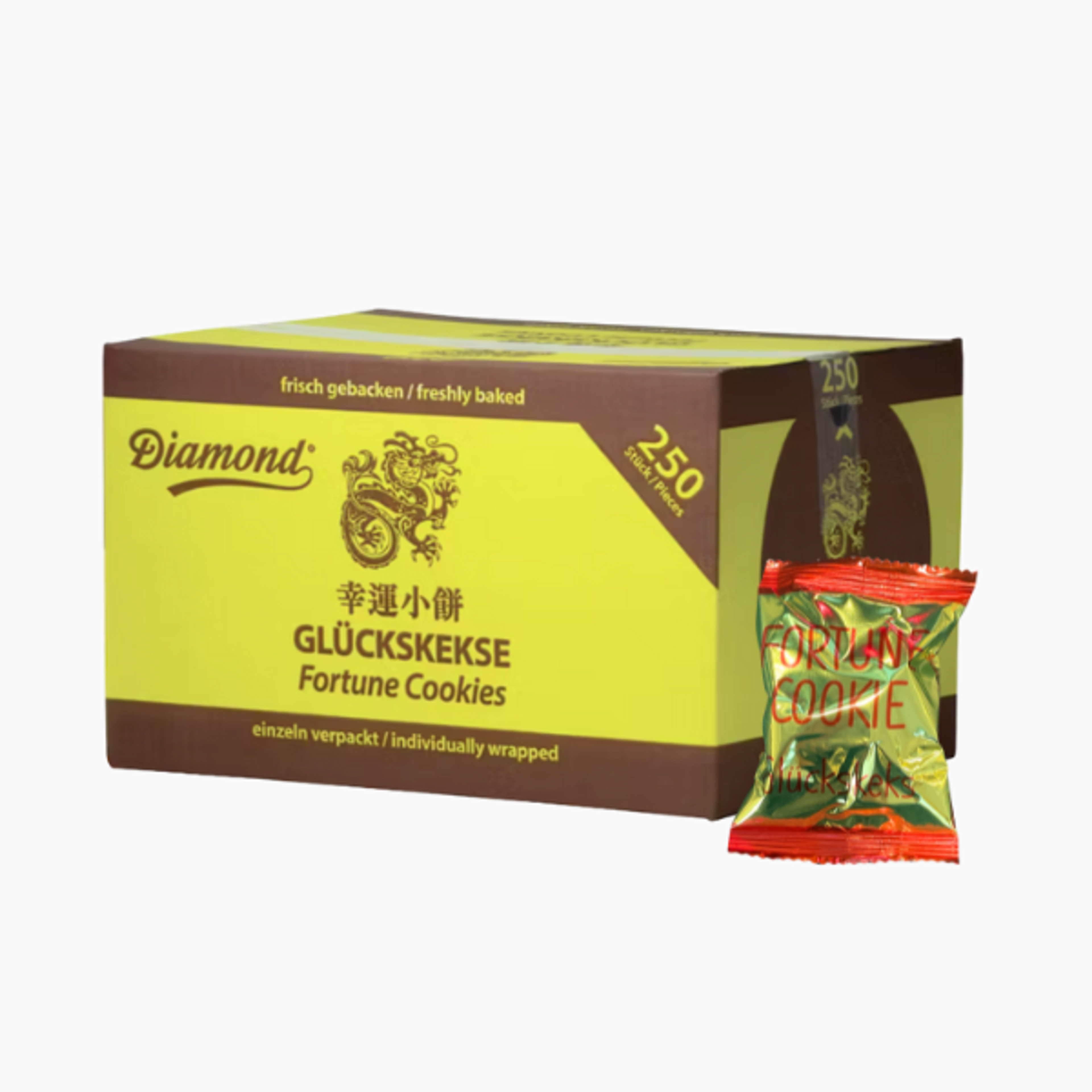 DIAMOND Fortune Cookies 5 g | Crispy Cookies with Hidden Message