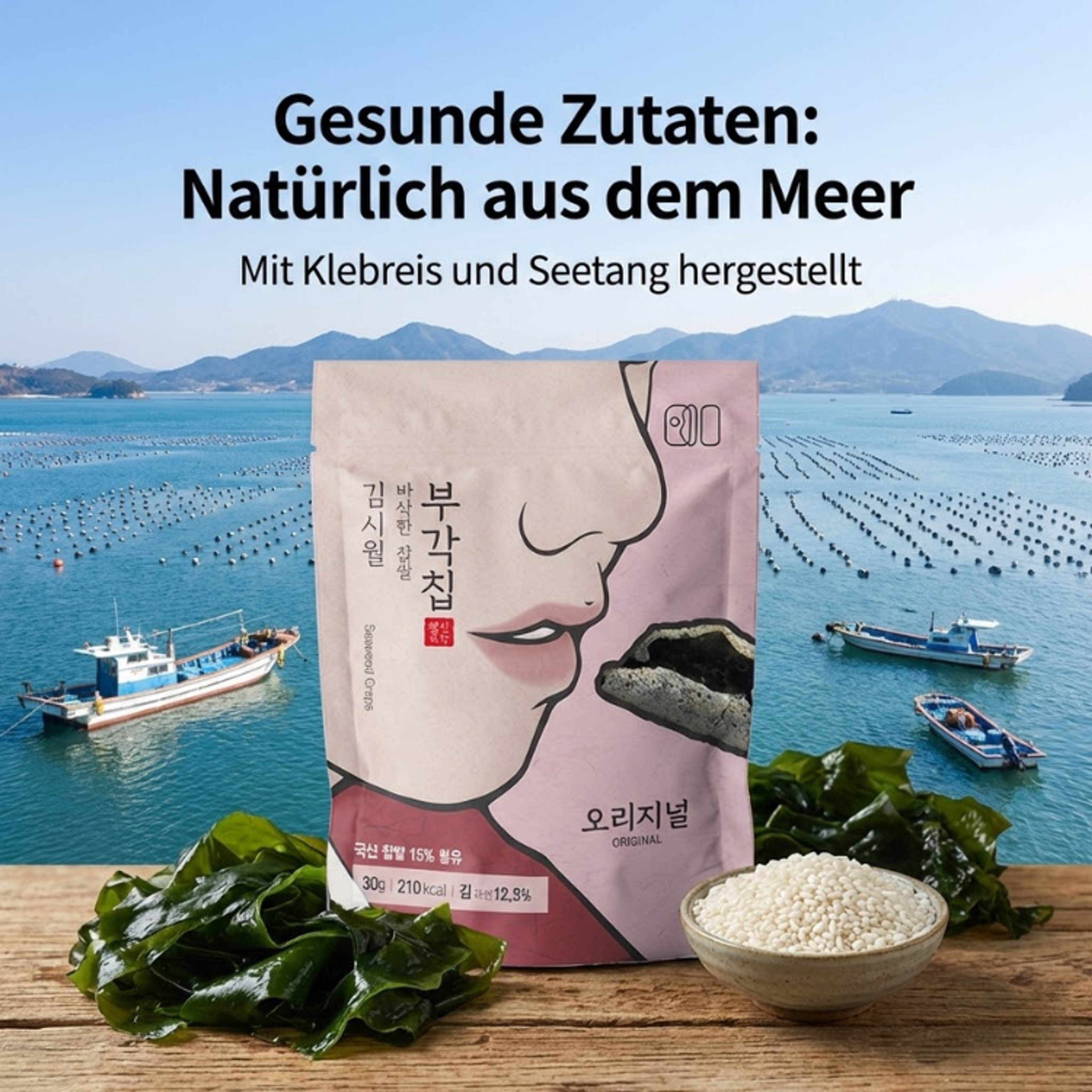Hand-hält-eine-Portion-Siwol-Kim-Seaweed-Chips,-demonstriert-Größe-und-Knusprigkeit