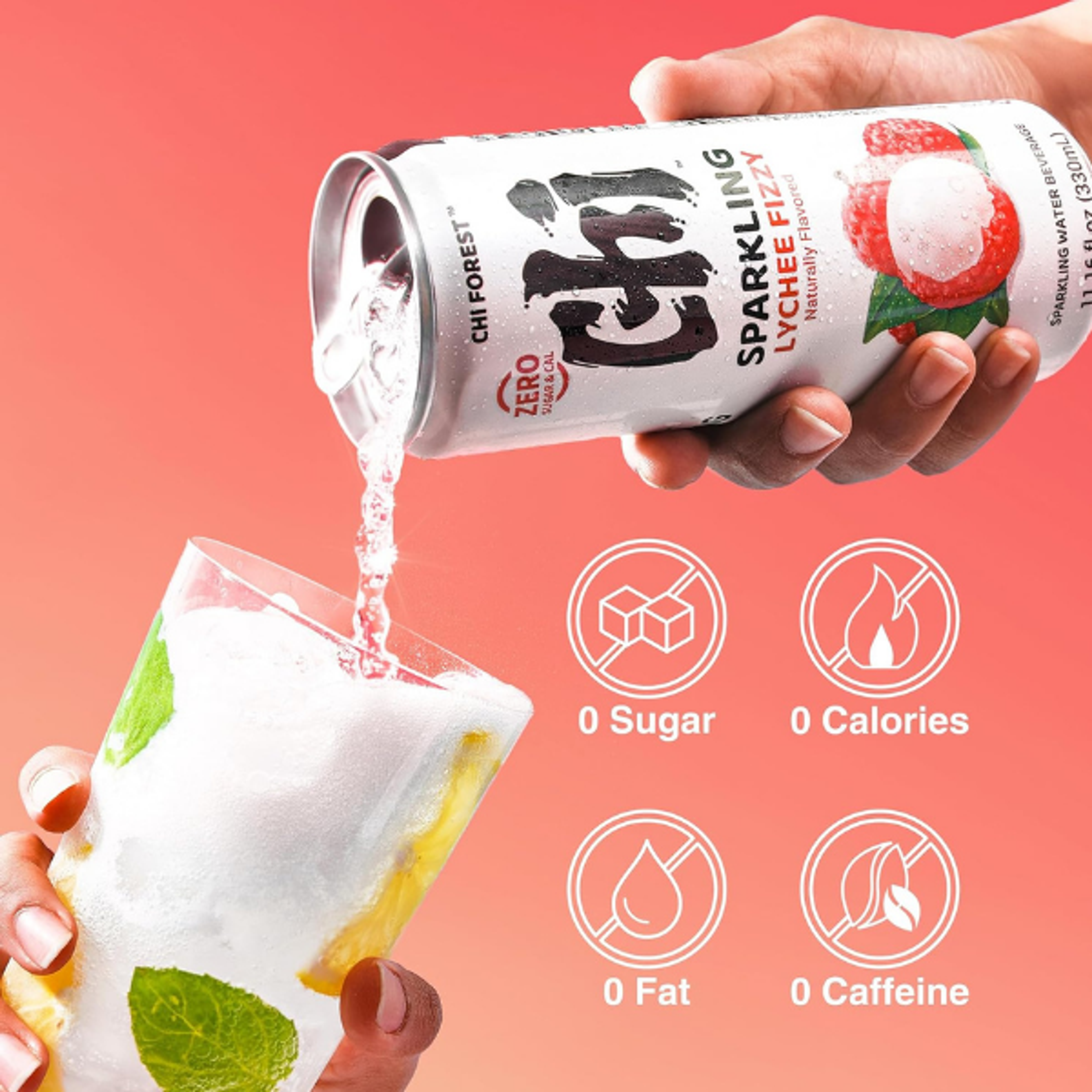 CHI FOREST Zero Sugar 4er Set | 4 Geschmäcker