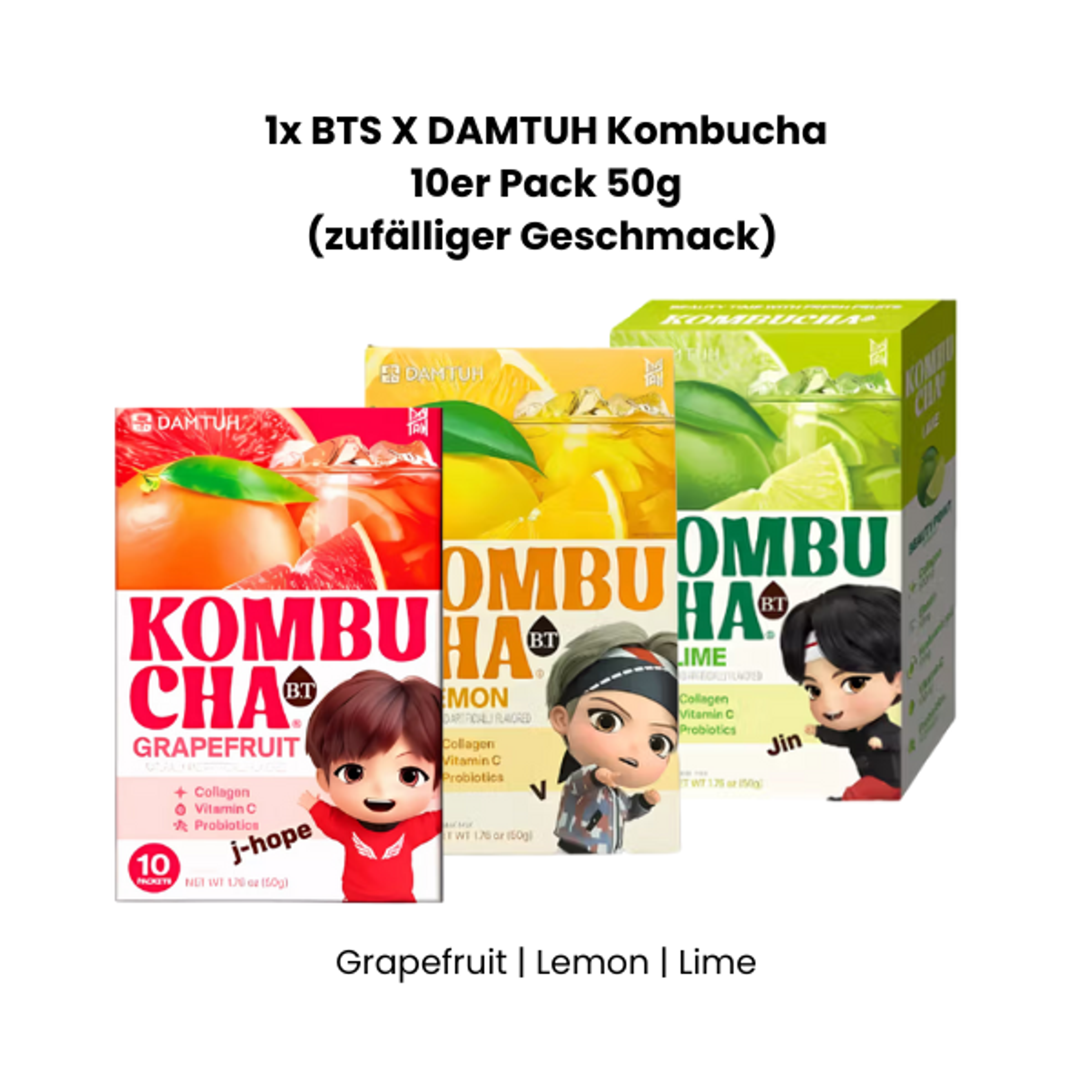BTS Box | Limitierte Fan-Box mit Iced Coffee, Kombucha & Jin Ramen
