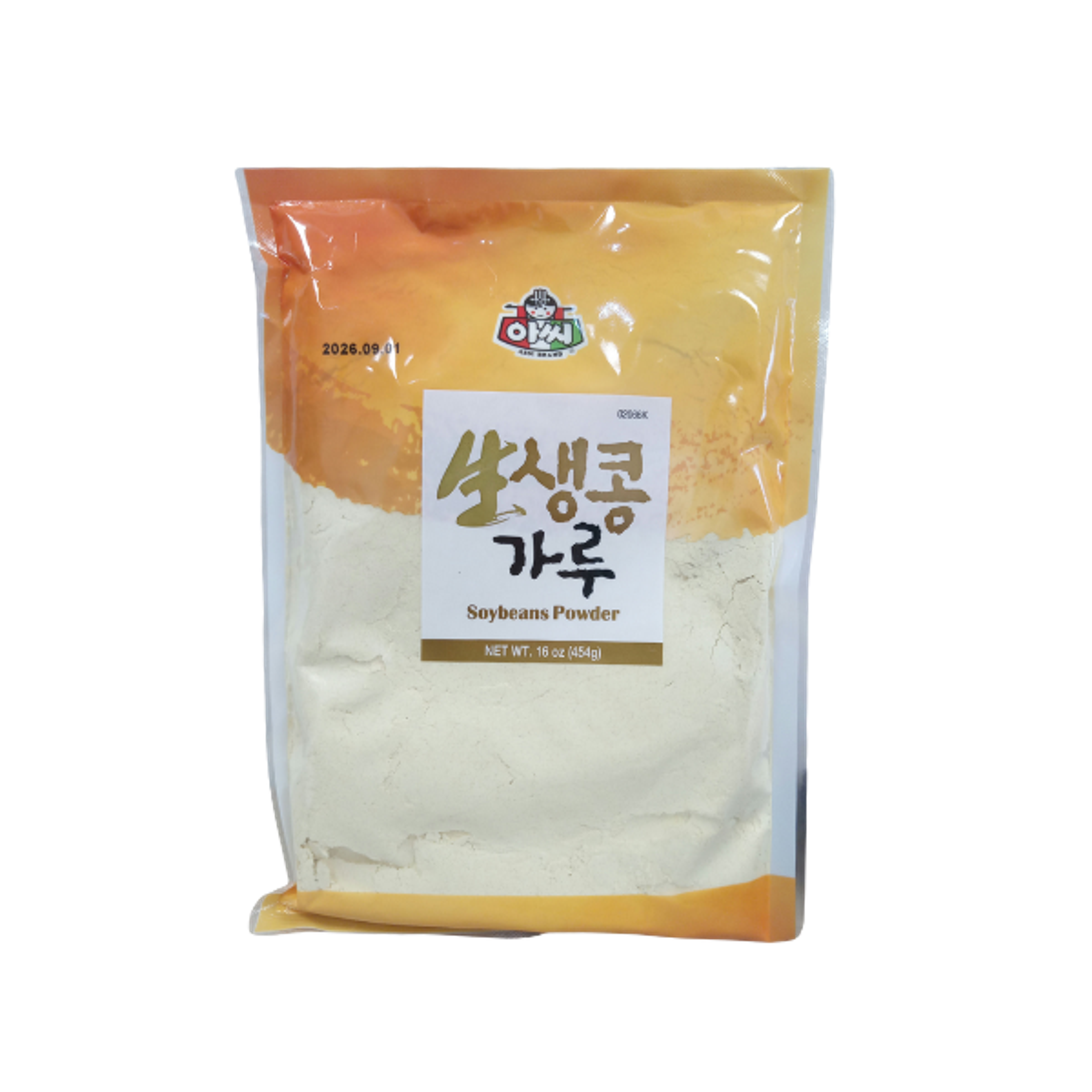 ASSI Raw Roasted Soybean Powder 454g | Korean Soybean Powder