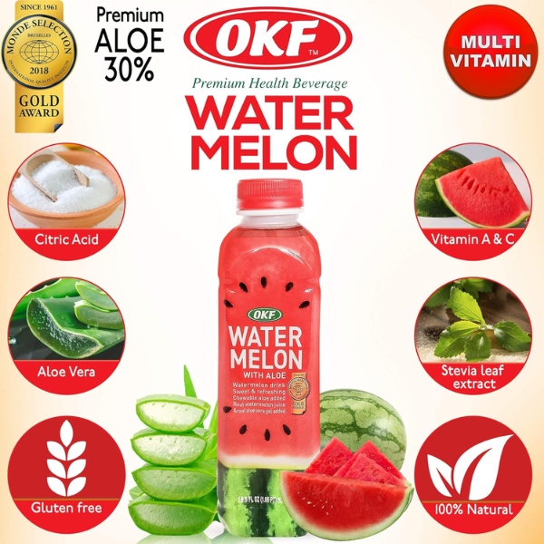 momogo - OKF Aloe Vera Drink Watermelon 500ml