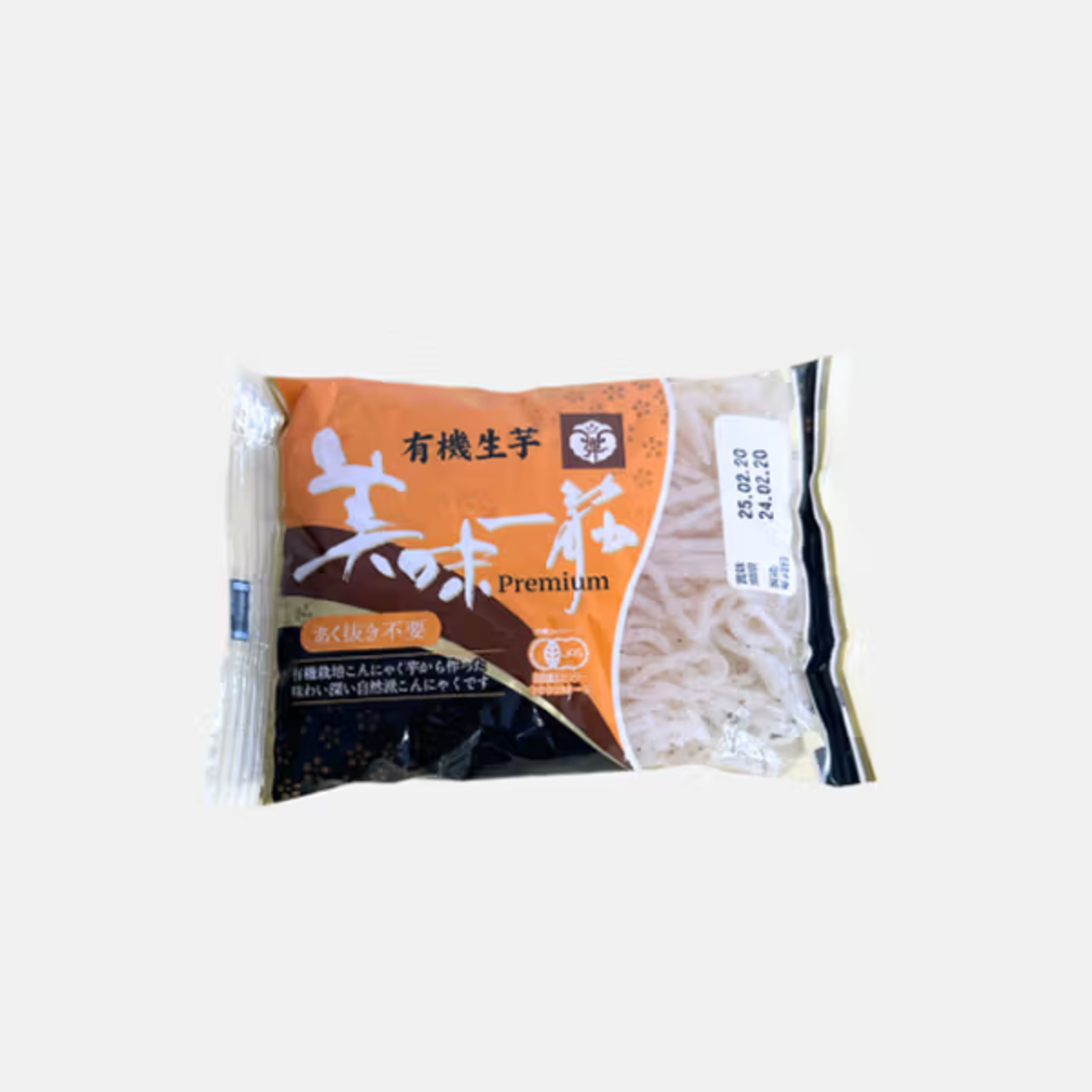 NAKAO Japanese Organic Shirataki Konjak 120g - Low-Calorie Noodles Made from Organic Konjac