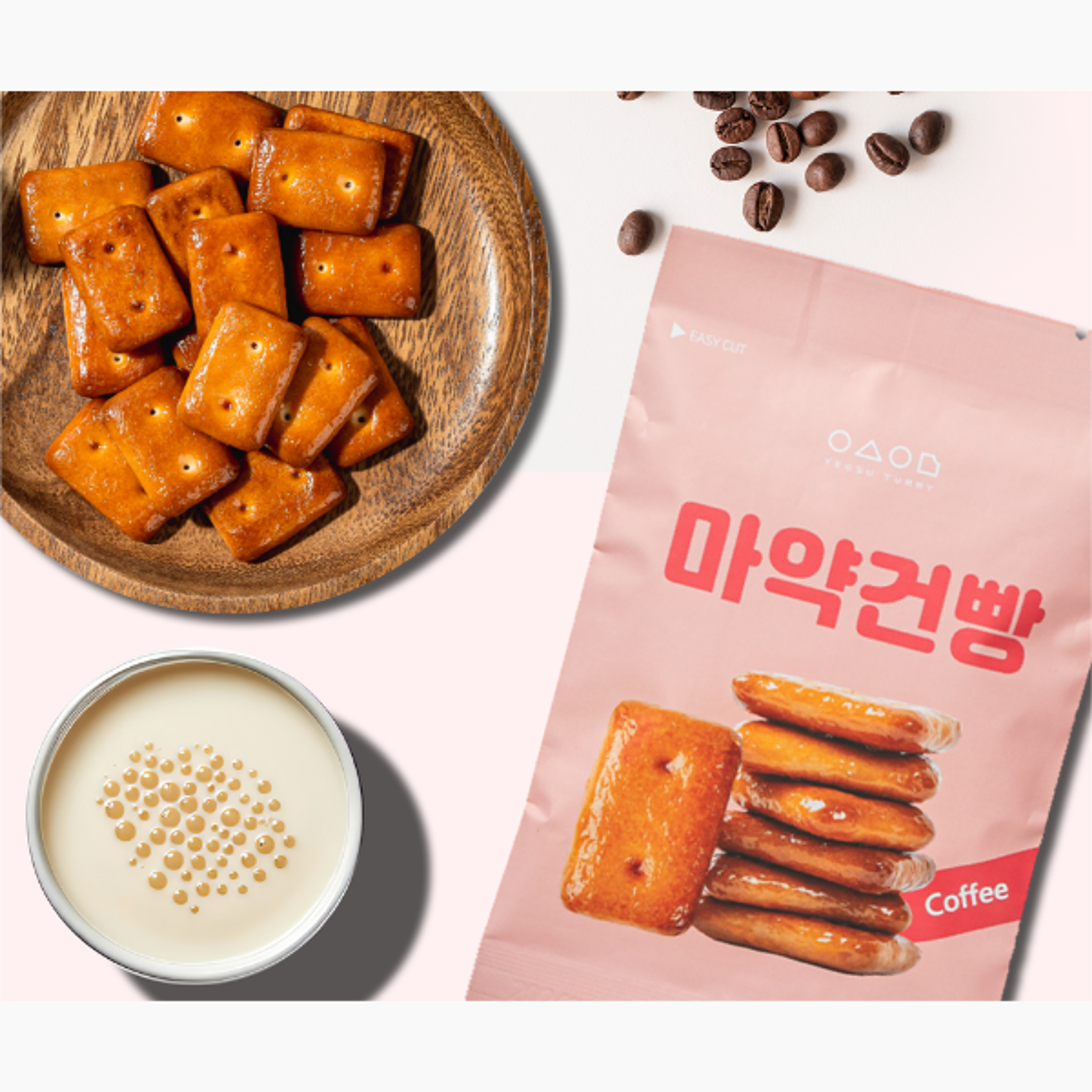 YEOSU YUMMY Barley Cracker 4 Geschmacksrichtungen