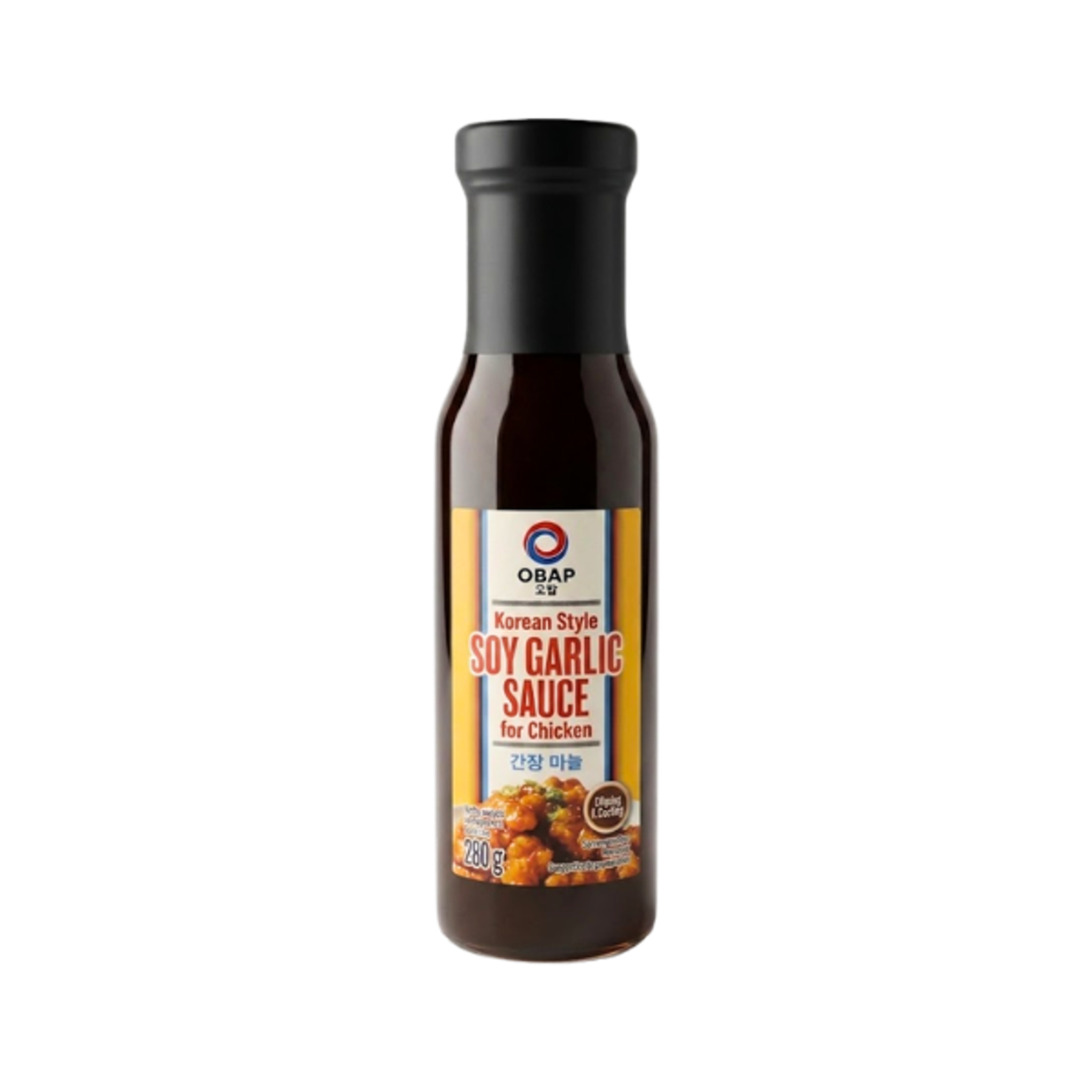 OBAP Korean Style Soy Garlic Sauce For Chicken 280g | Koreanische Soja-Knoblauch-Sauce für Chicken