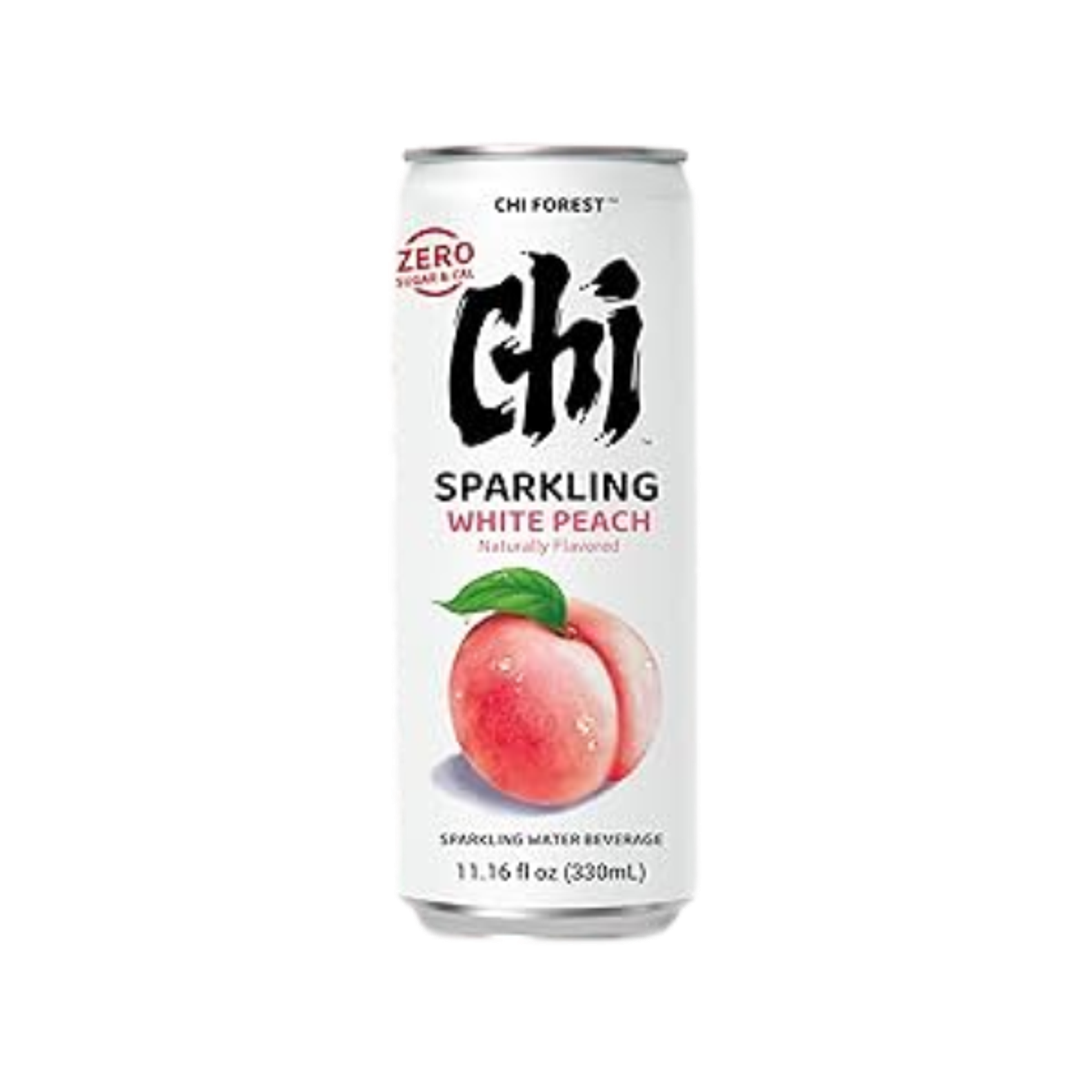 CHI FOREST Zero Sugar Sparkling White Peach 330ml | Kohlensäurehaltiges Getränk ohne Zucker