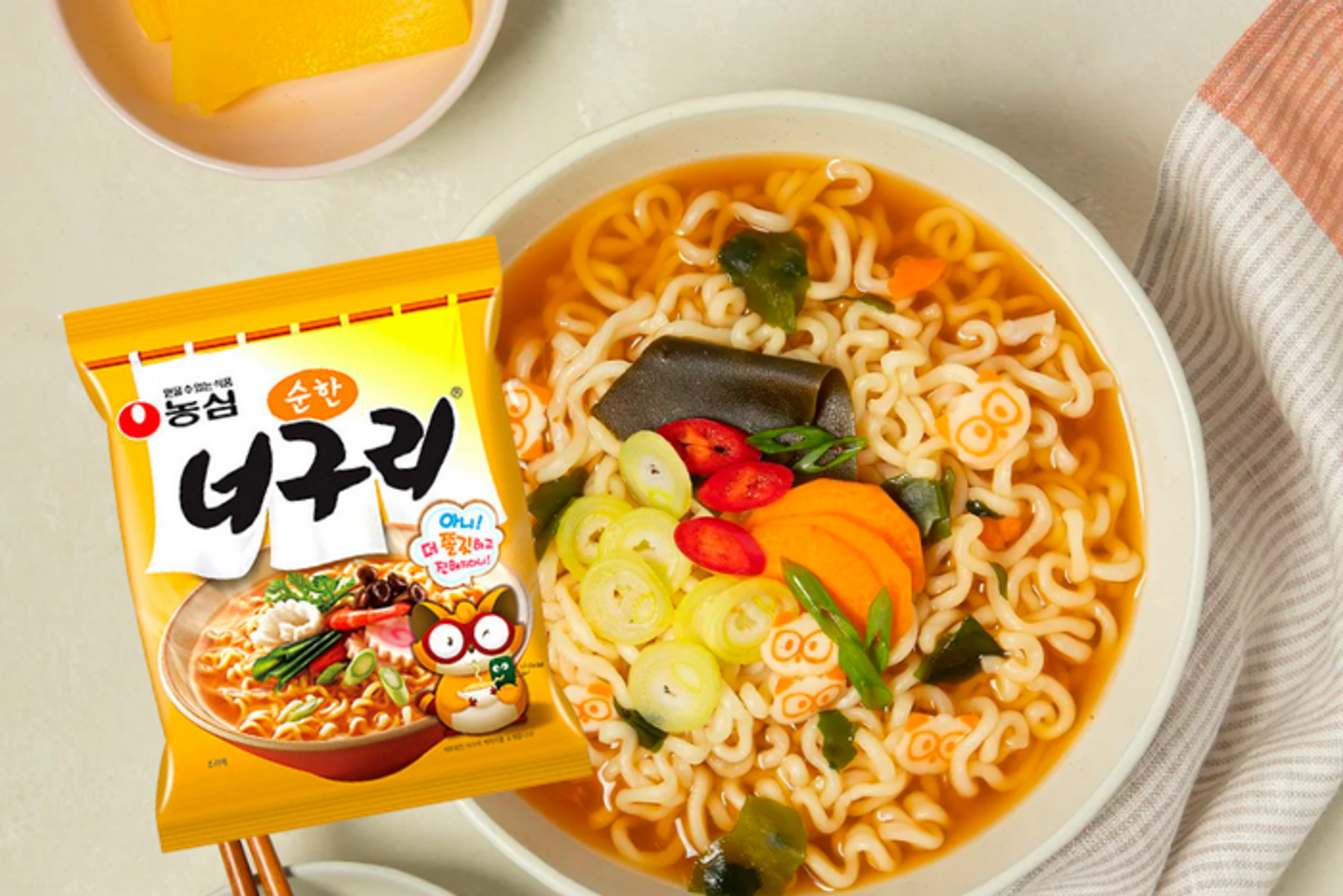 Nongshim Nuguri Ramyeon Milder Geschmack 5er-Pack