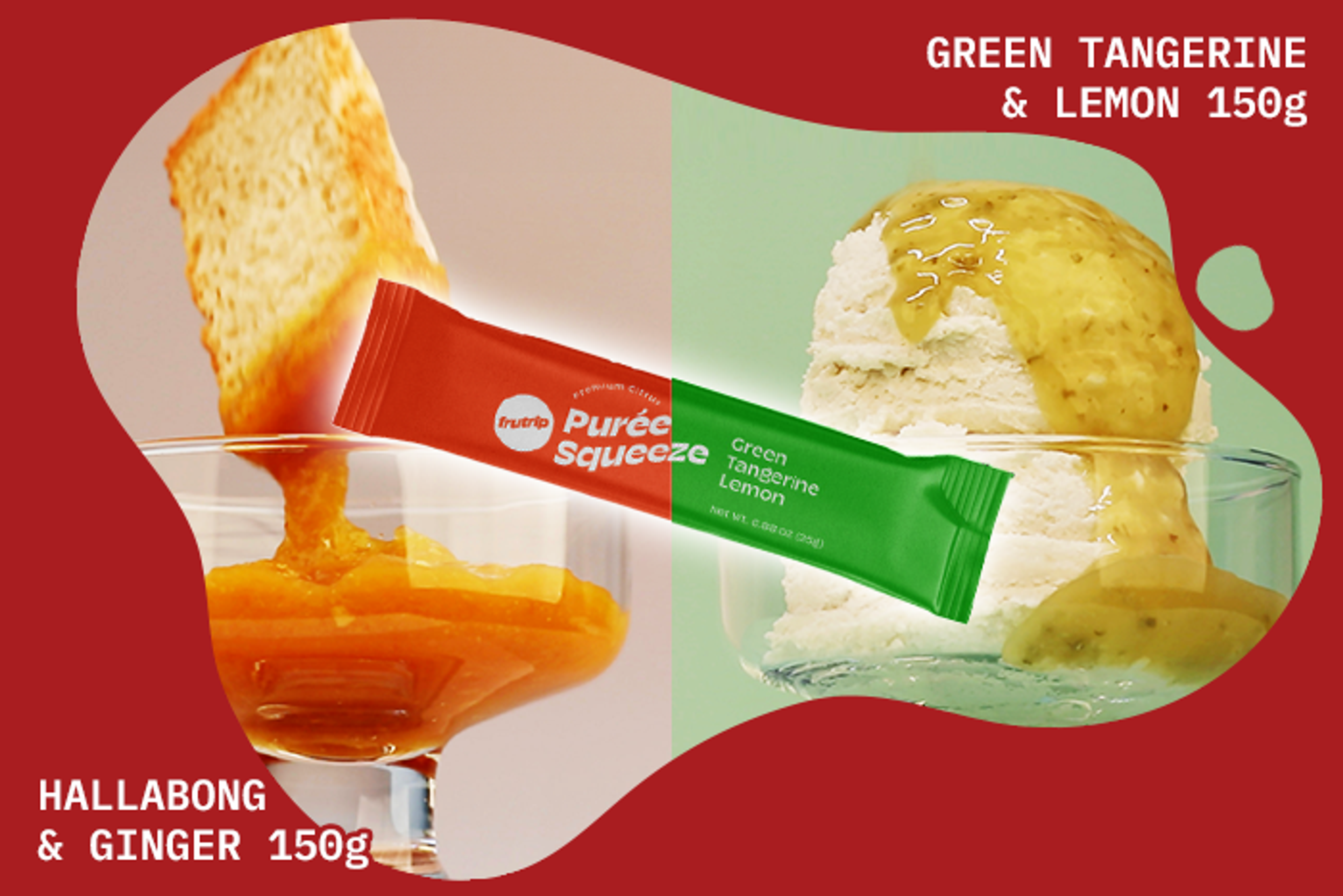 Frutrip Puree Squeeze Variety pack 6 sticks 150g - Frutrip Puree Squeeze in einem Smoothie verwendet.