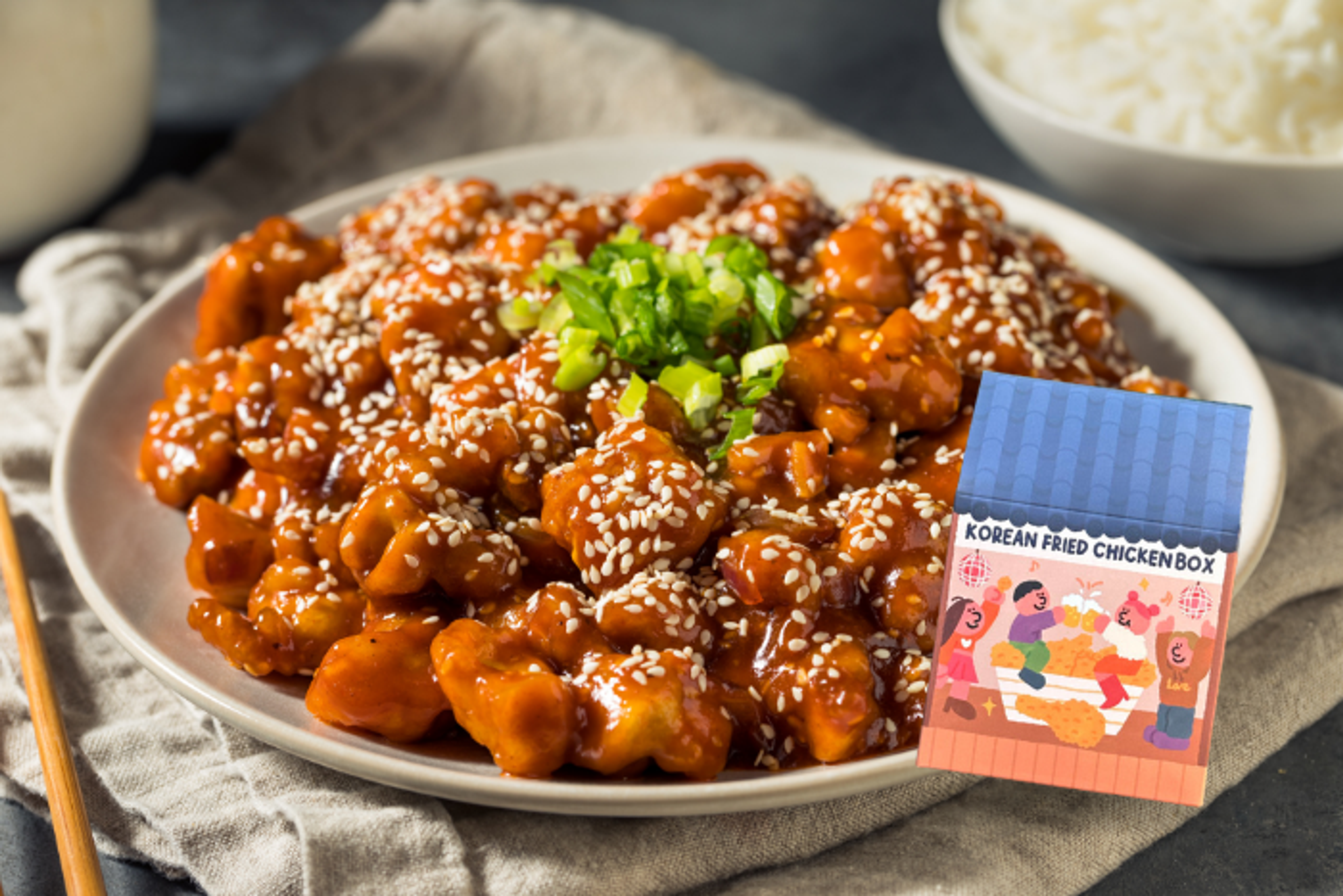 EasyCookAsia Little House Korean Fried Chicken Box 2-4 Portionen