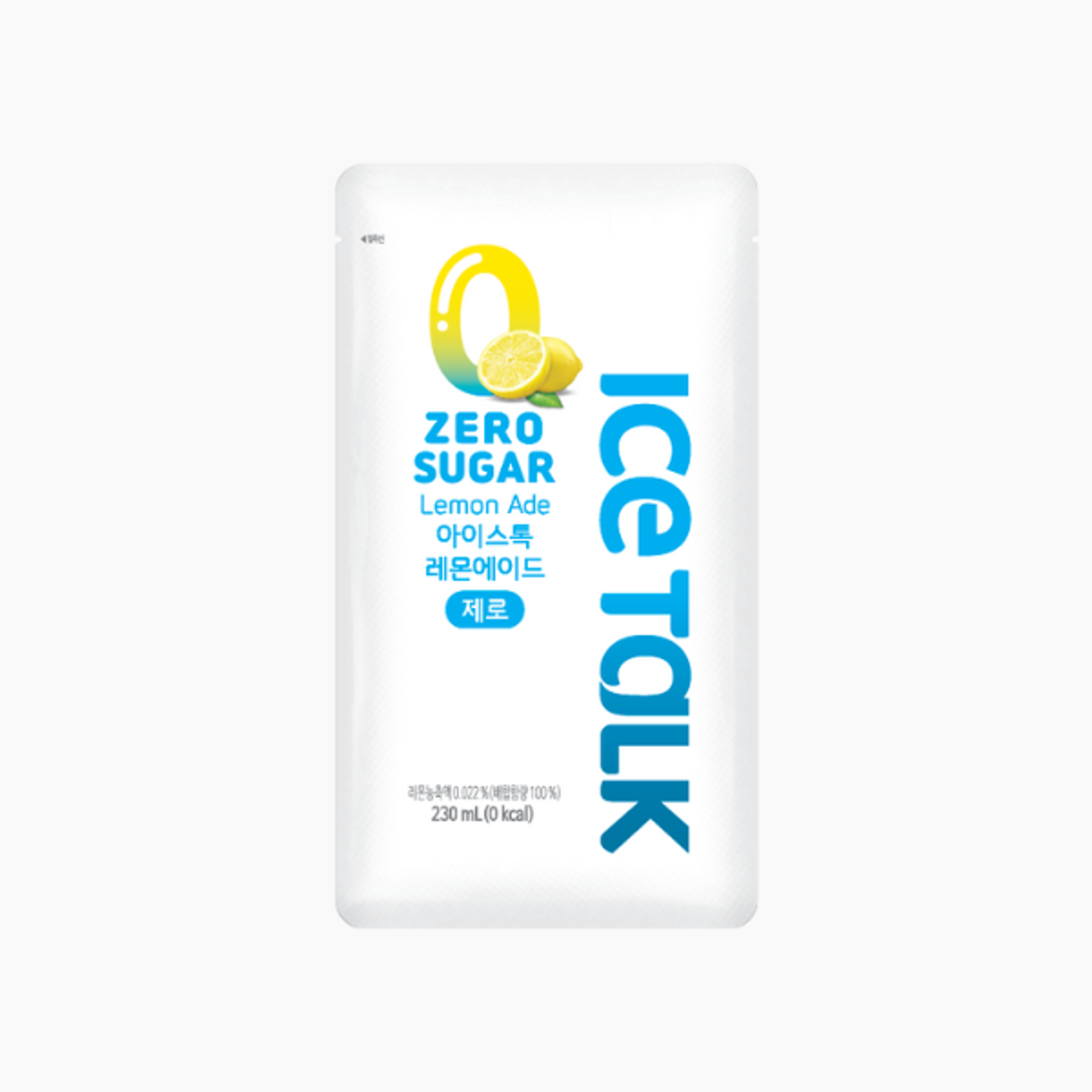ICE TALK ZERO SUGAR Lemon Ade 230ml | Kalorienarmes Erfrischungsgetränk mit Zitronengeschmack
