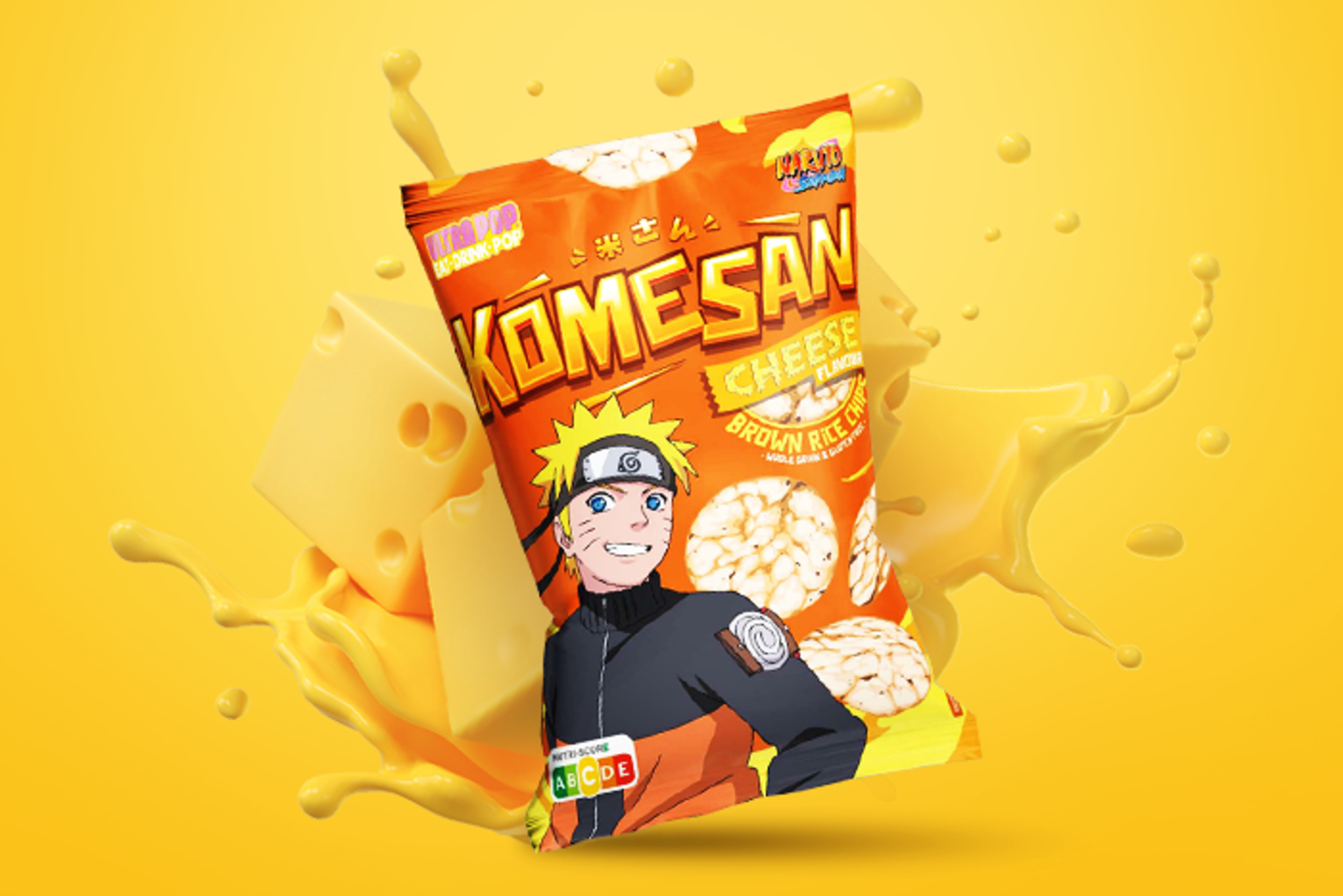 ULTRA-POP-Komesan-Brown-Rice-Chips-Packung-mit-Naruto-Design