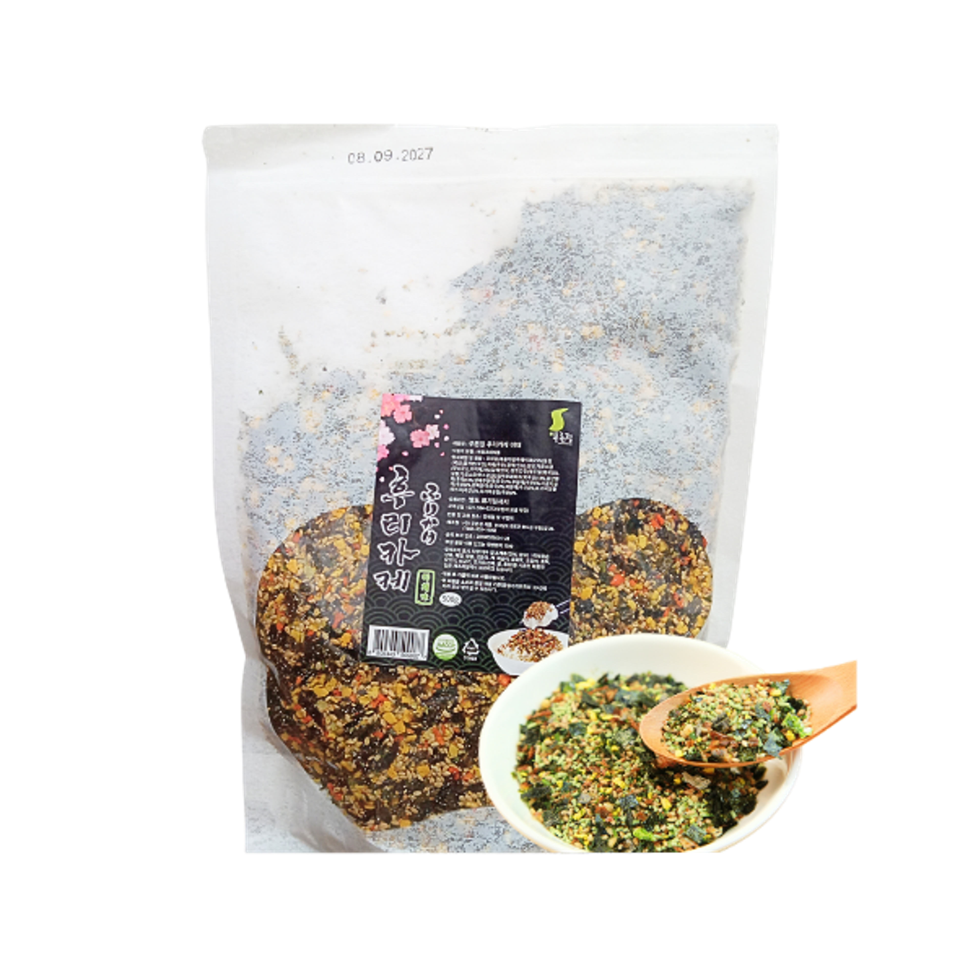 PUREUNJEONG Furikake Gemüse 500g | Koreanisches Reisgewürz für Jumeokbap