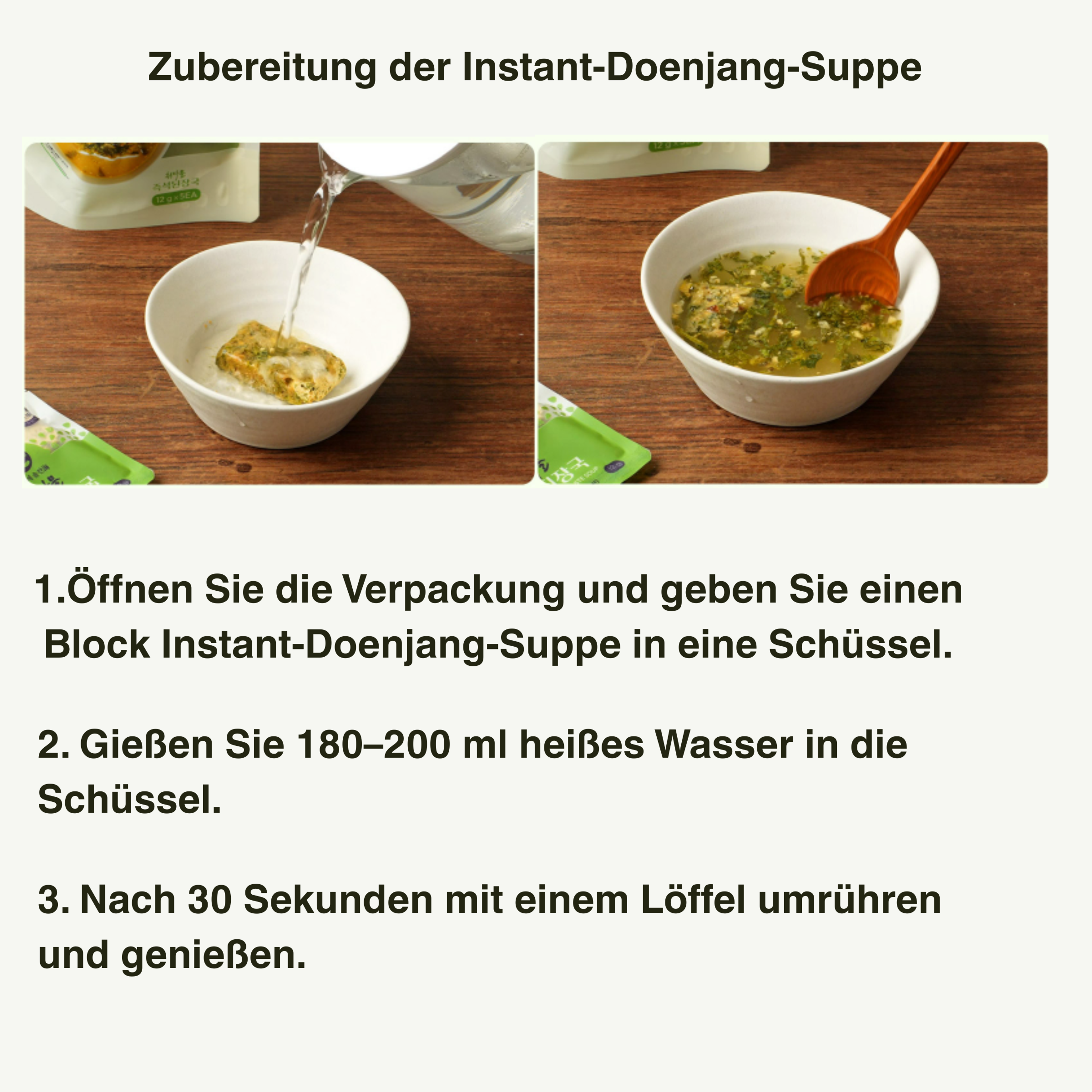 DAMWOO Solchanhae Bean Sprout Miso Soup 5-pack – Ready in 30s