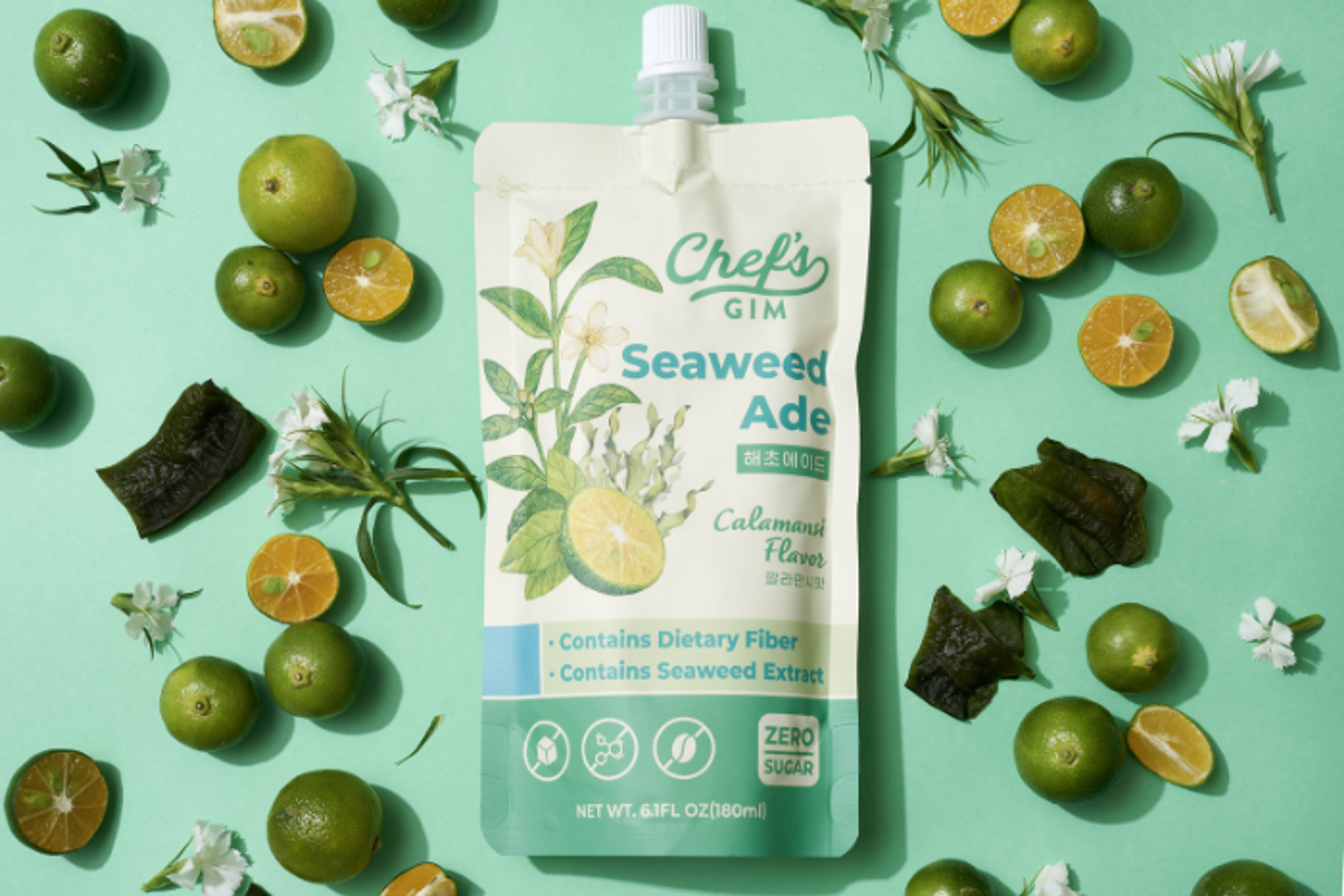 Chef's Gim Seaweed Ade Calamansi 180ml