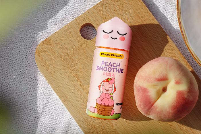 Youus Kakao Friends Pfirsich(peach)-Smoothie 190ml - Gesunder Snack zum Mitnehmen