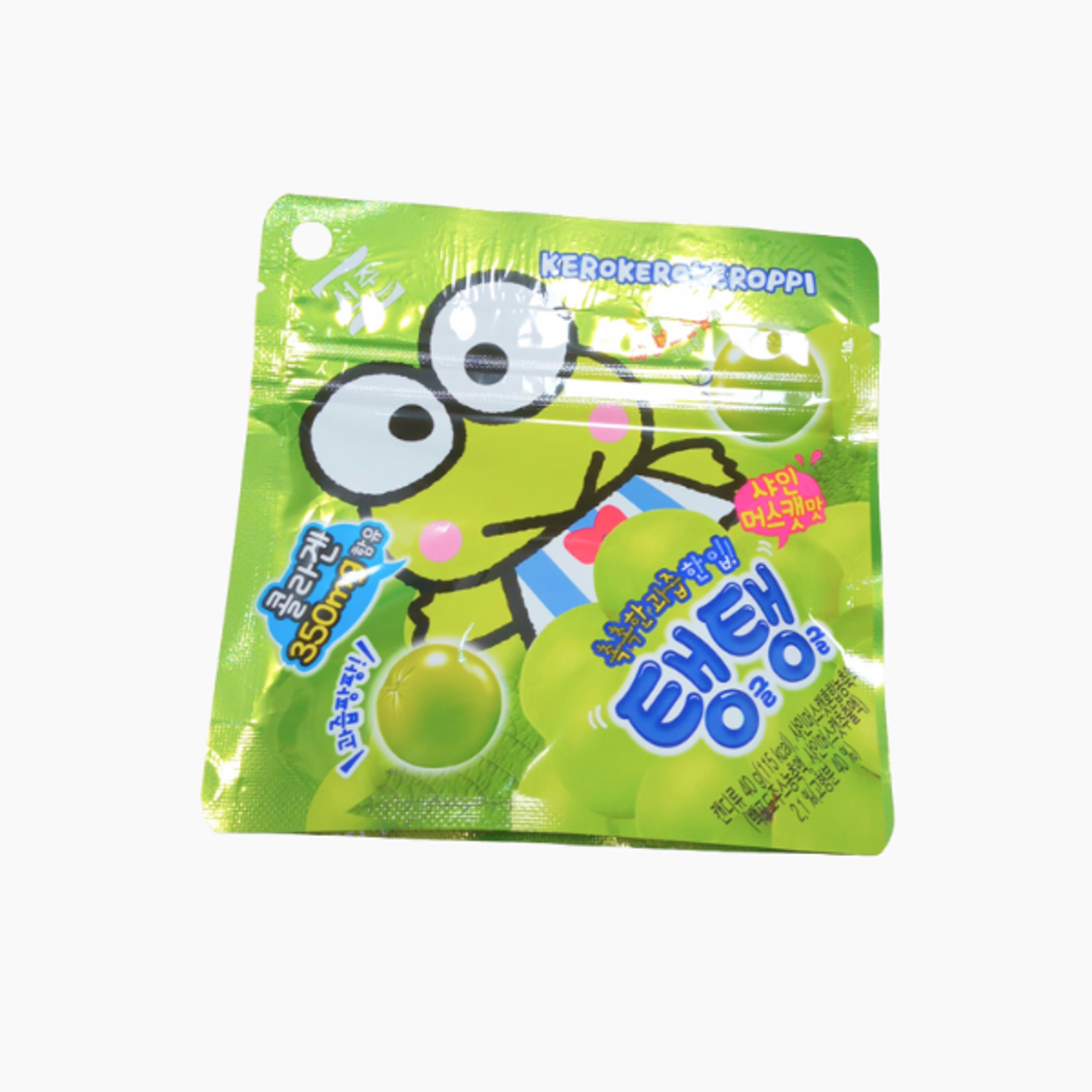 SOEJU Keroppi Trauben Gummy 40g – Süße Kaubonbons mit Fruchtgeschmack
