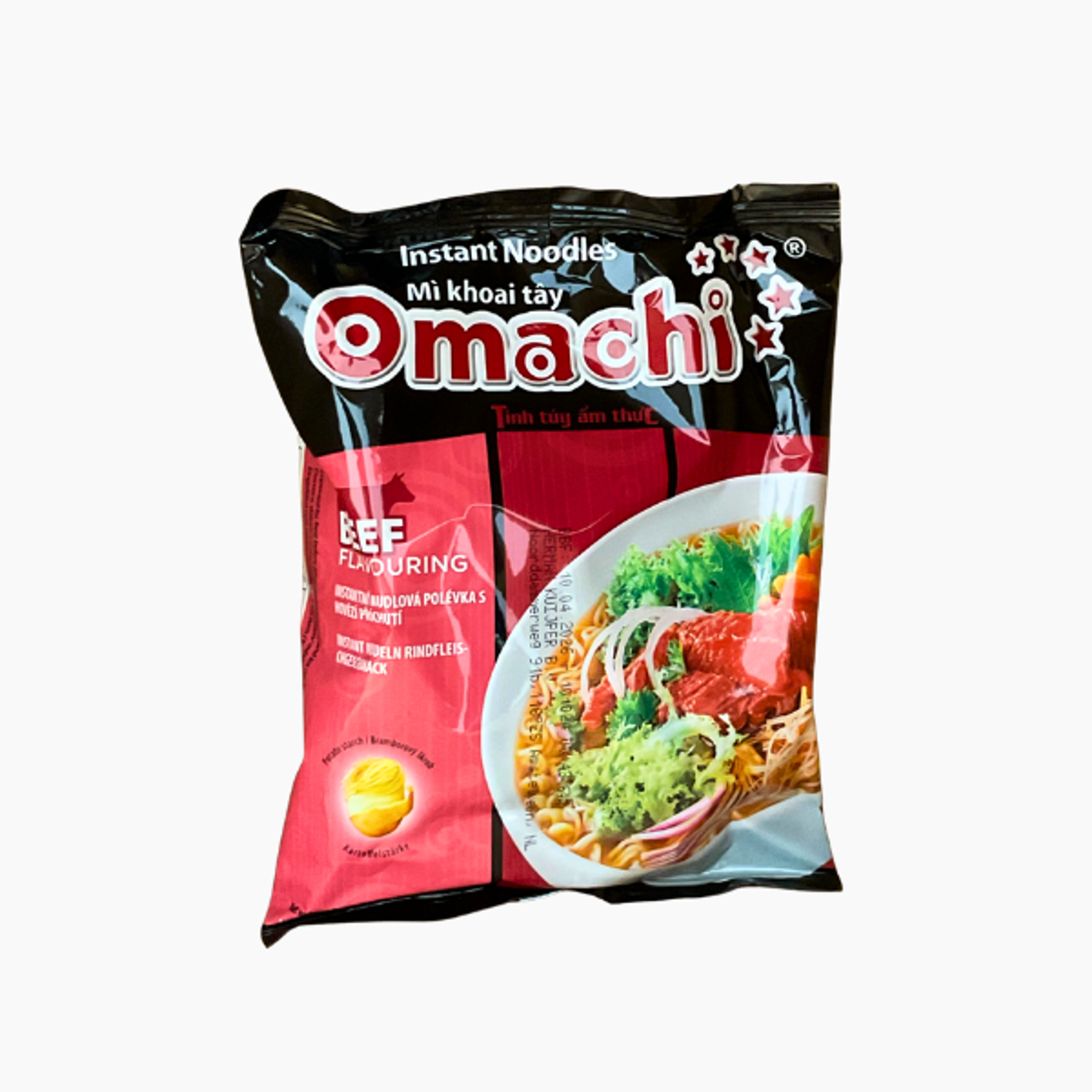 OMACHI Potato Noodles Beef "Mì Bò" Style 79g | Kartoffel-Nudeln mit vietnamesischem Rindfleischgeschmack