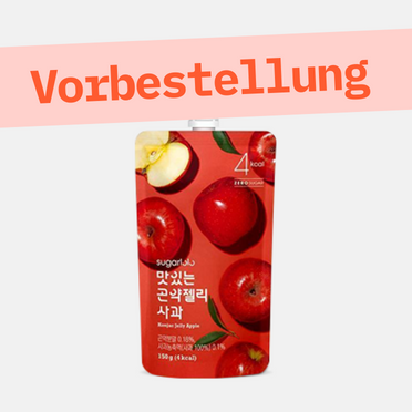 Intake Sugarlolo Konjac Jelly Apfel 150g - Konjac-Textur: Leicht und befriedigend.
