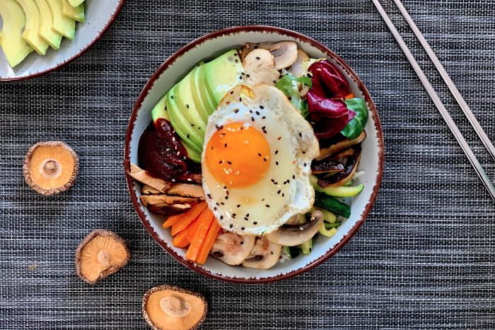 Avocado Bibimbap