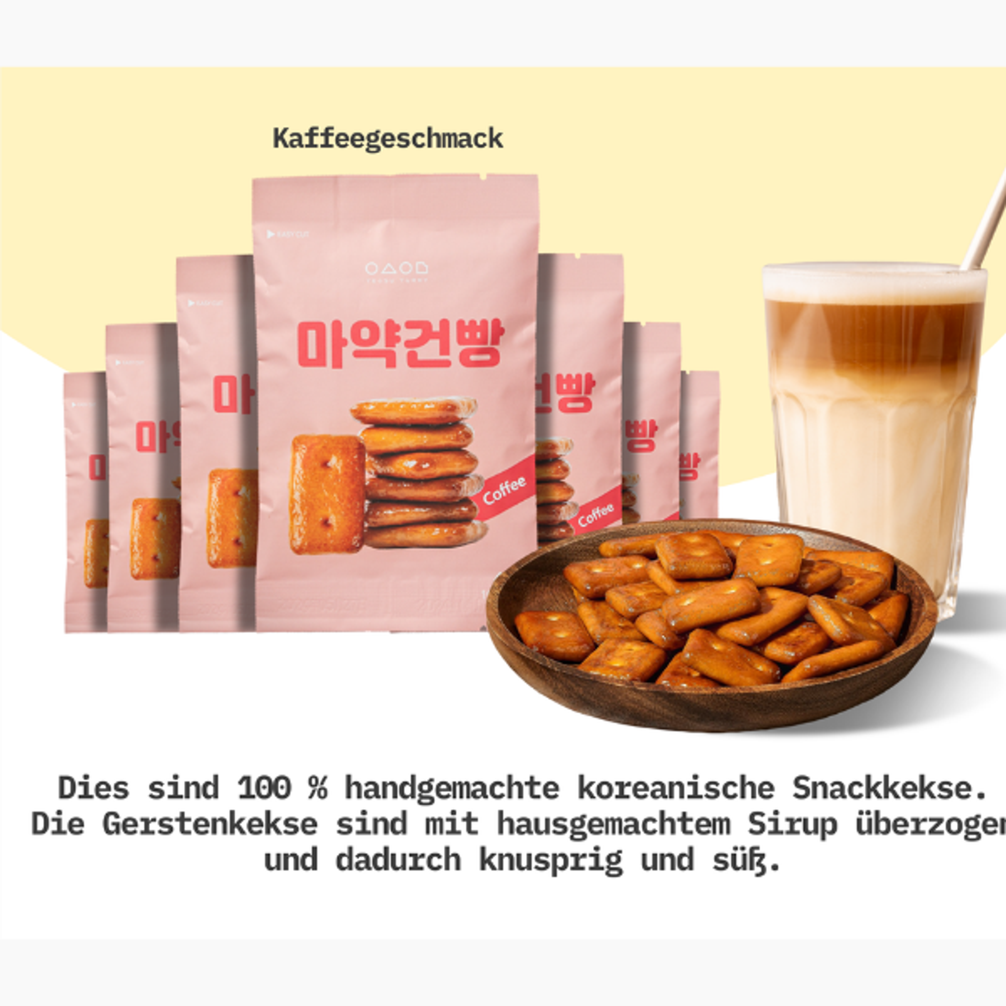 YEOSU YUMMY Kekse 4 Geschmacksrichtungen