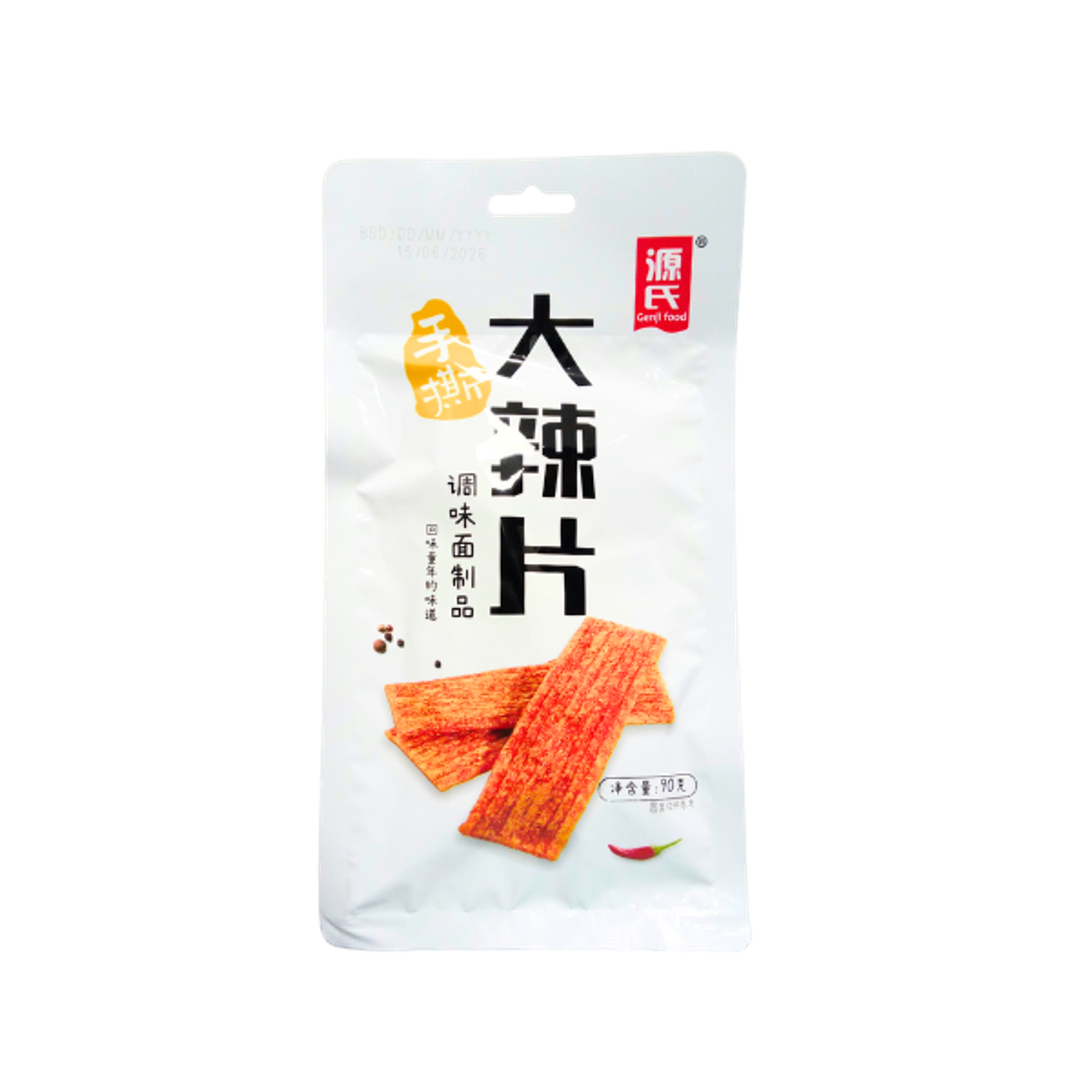 GENJI Extra Spicy Latiao Slices 90g | Extra scharfe chinesische Latiao-Scheiben