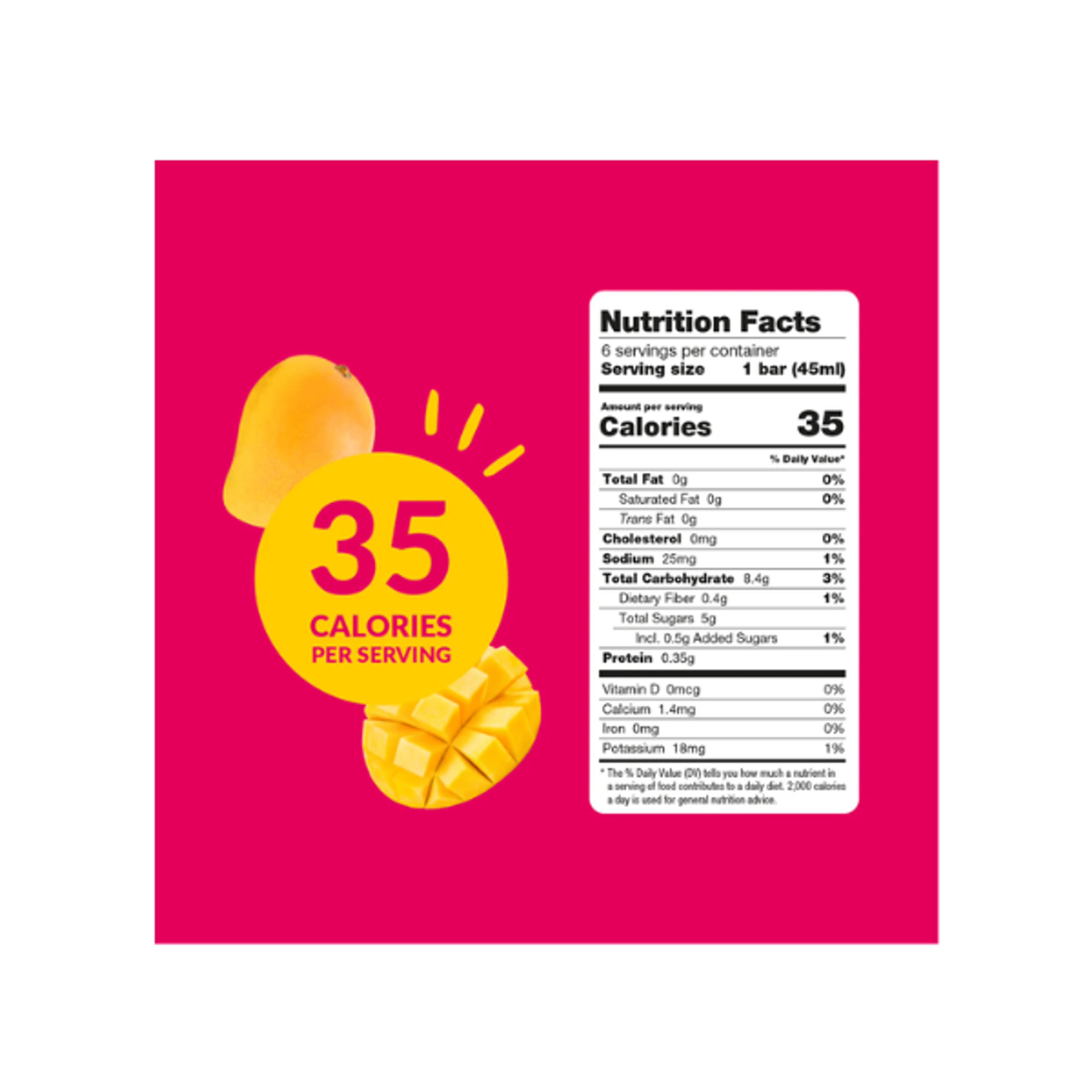POPSMALAYA Sorbet Bar Mango 270ml – Fruity Ice Enjoyment