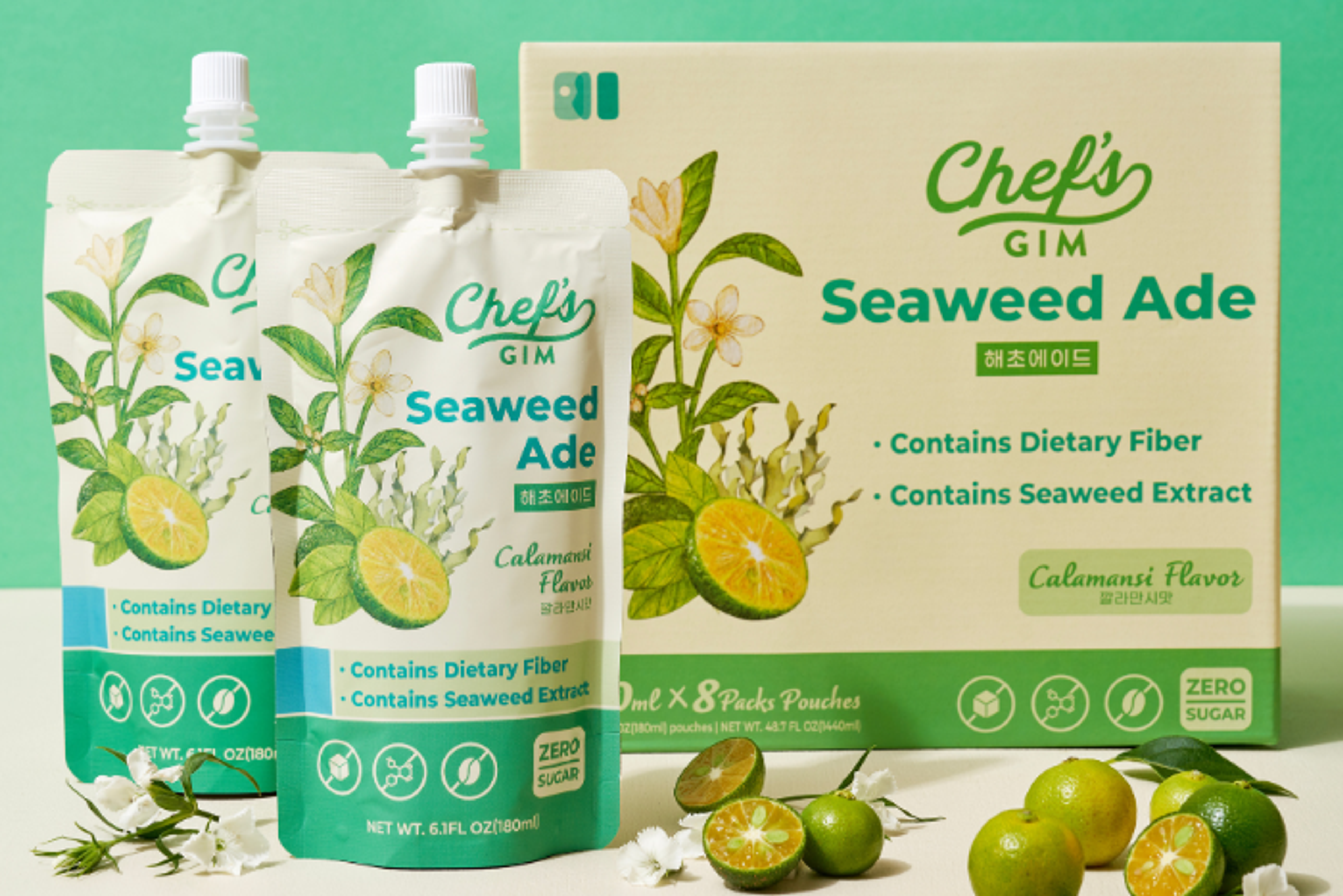 Chef's Gim Seaweed Ade Calamansi 180ml