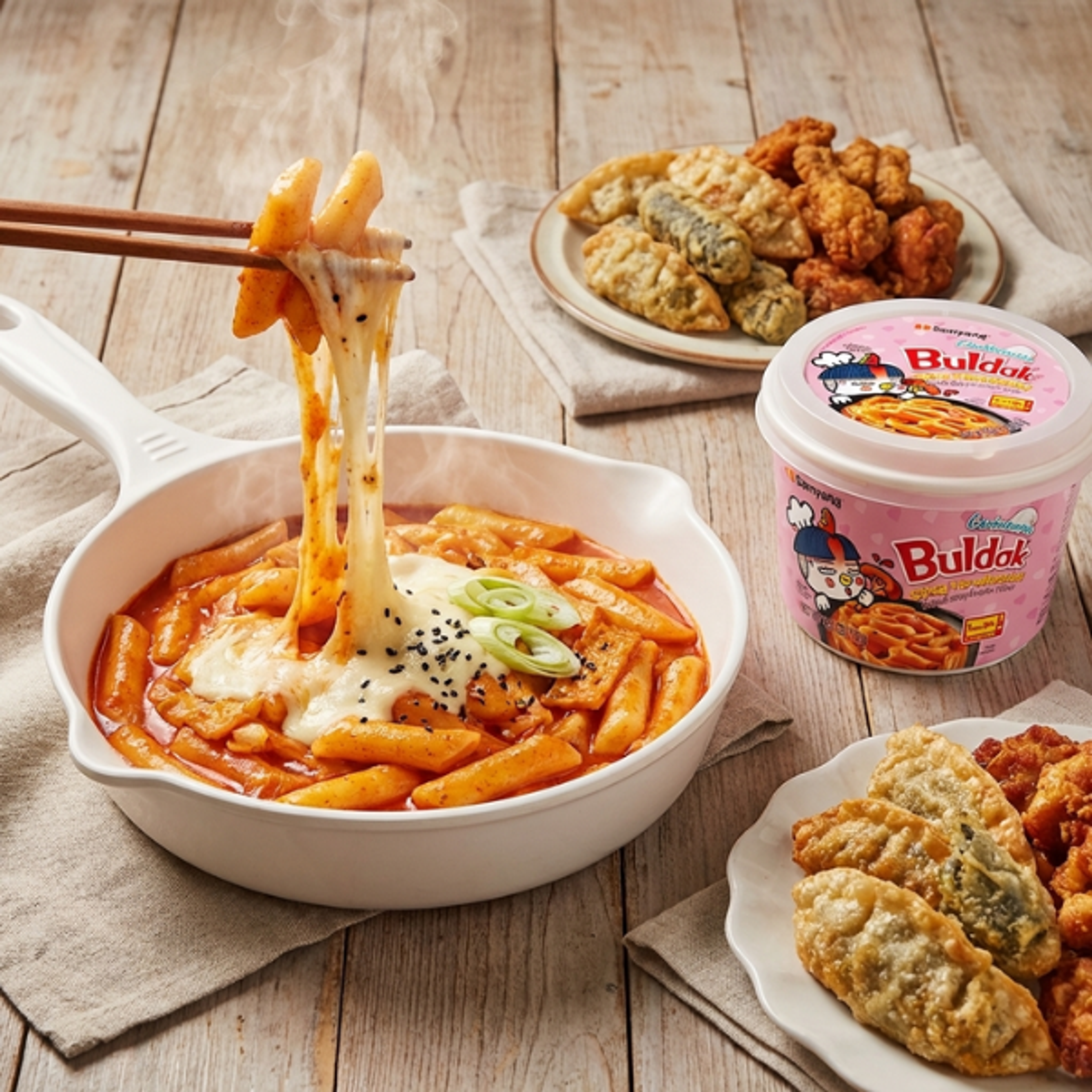 Buldak Carbonara Tteokbokki