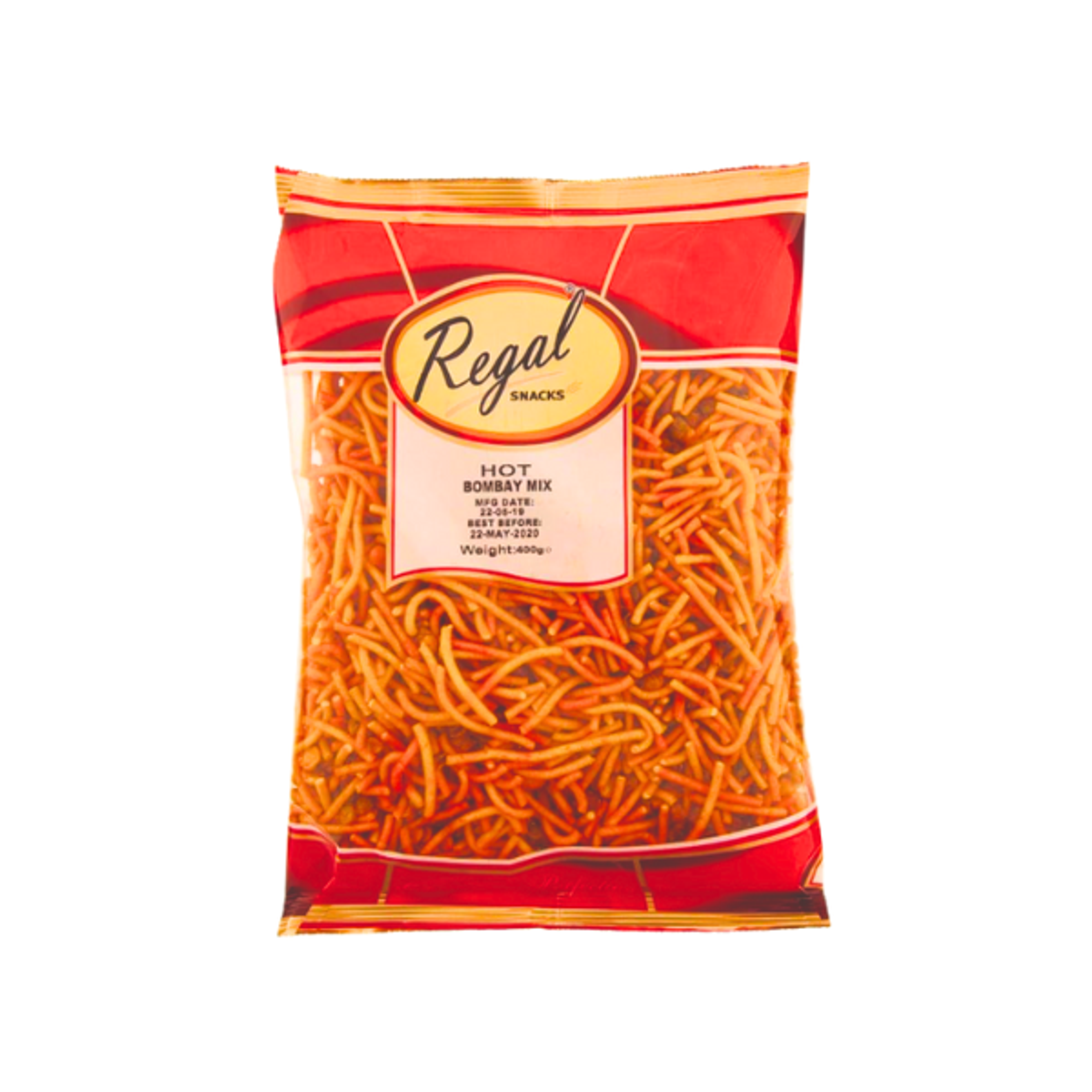 REGAL Hot Bombay Mix 375 g | Pikant-knusprige Snackmischung im indischen Style