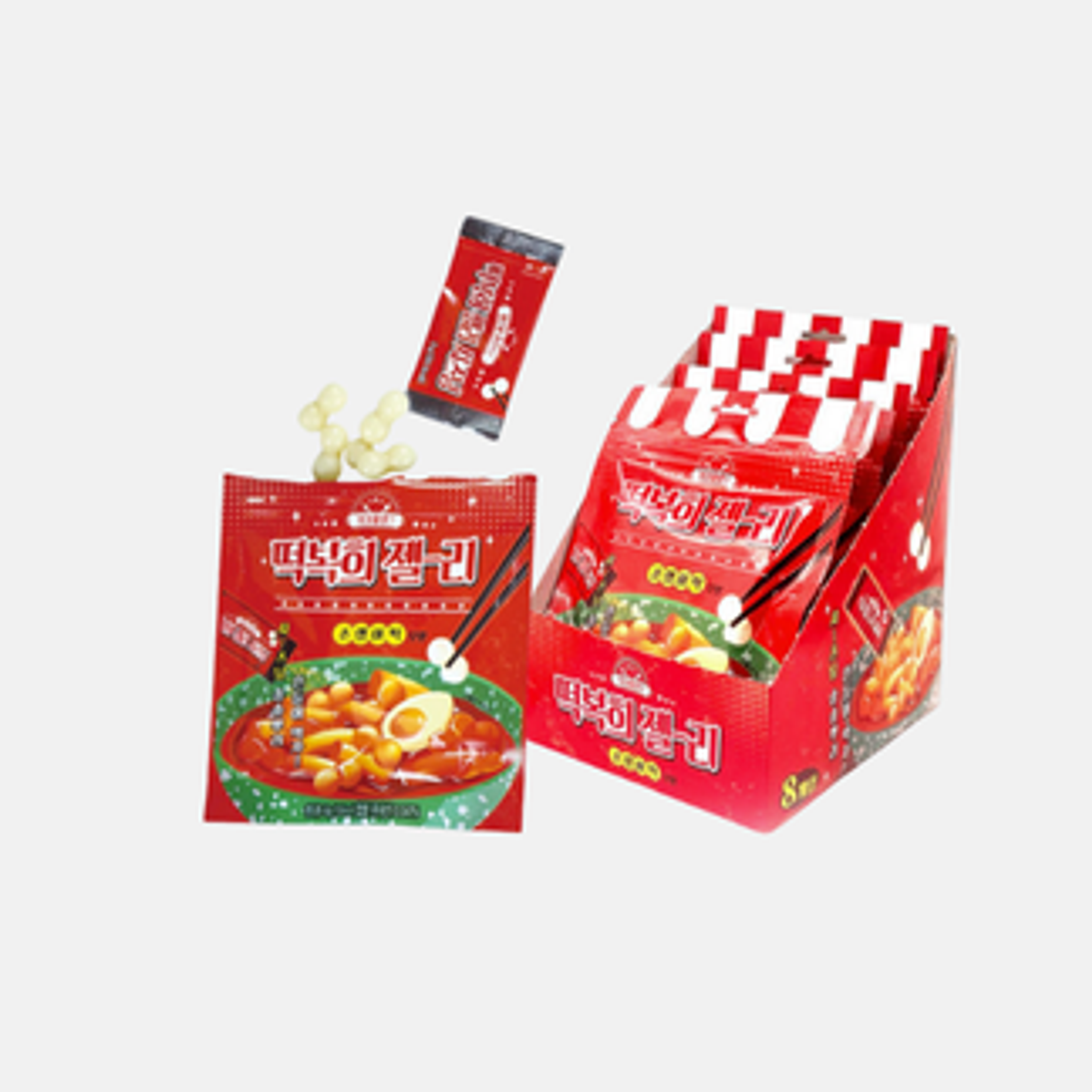 Tteokbokki Jelly 43g - Soft Jelly with Spicy Tteokbokki Seasoning