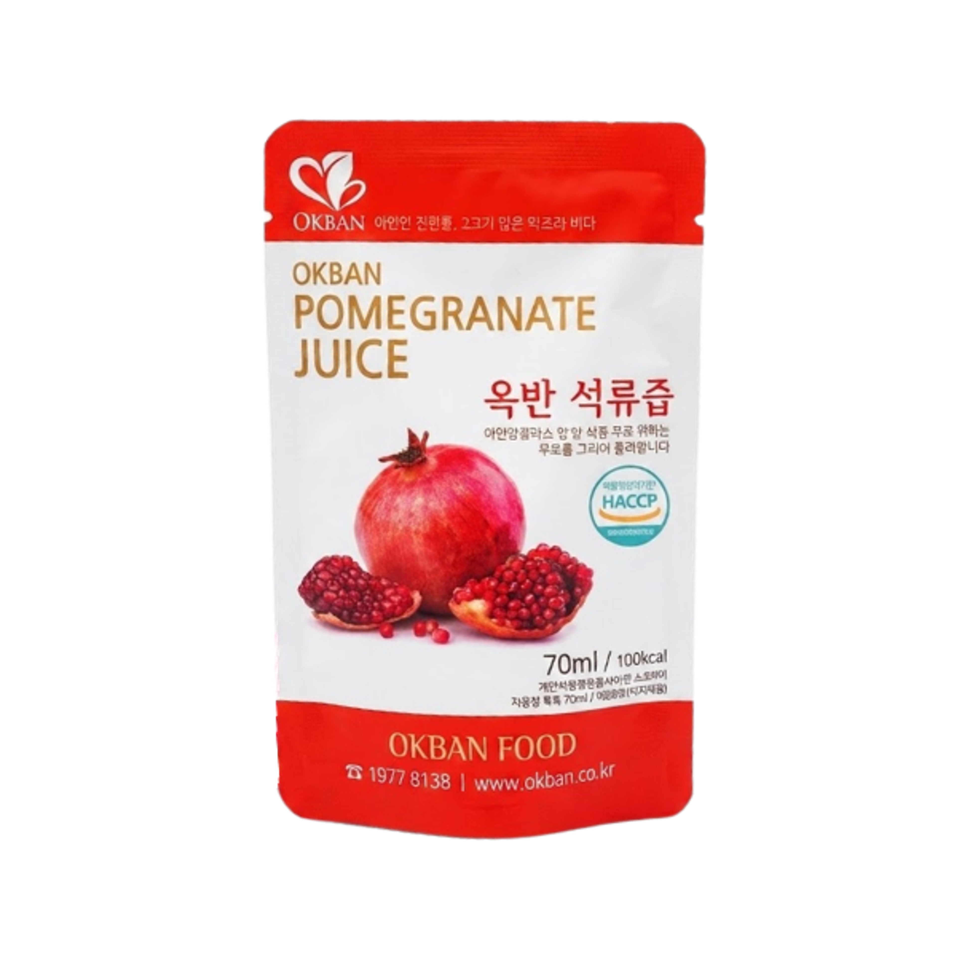 OKBAN Granatapfelsaft 70ml – Erfrischend & praktisch