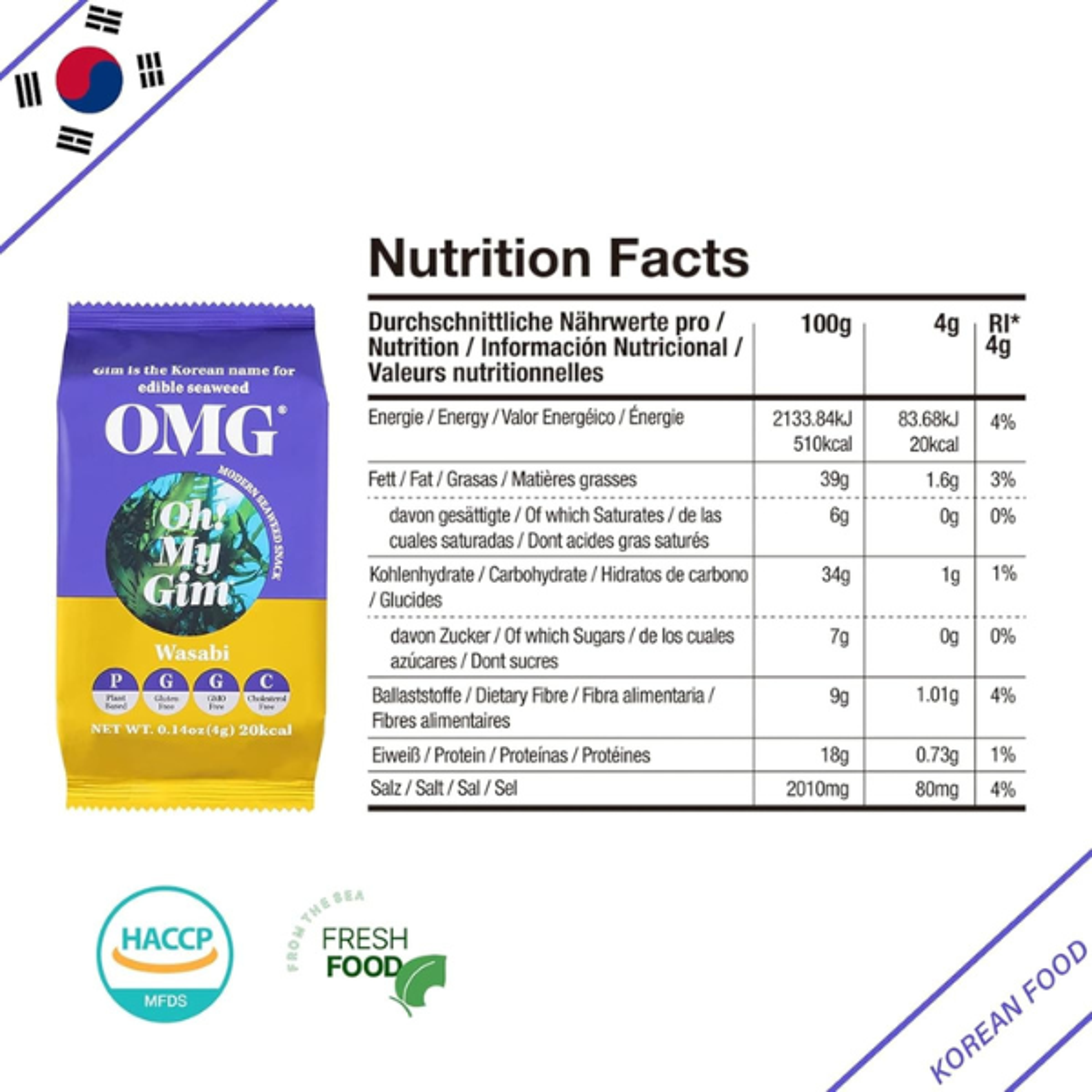 Oh! My Gim Seetang Snack 2er Set