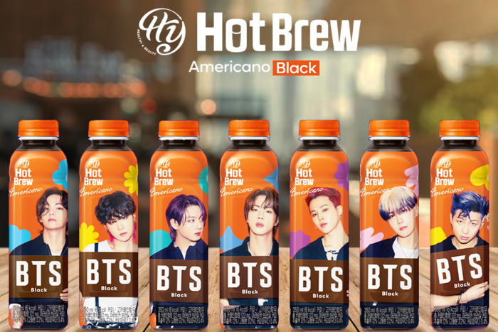 HY BTS Hotbrew schwarzer Kaffee 350ml - Jetzt probieren und Kaffee auf koreanische Art erleben