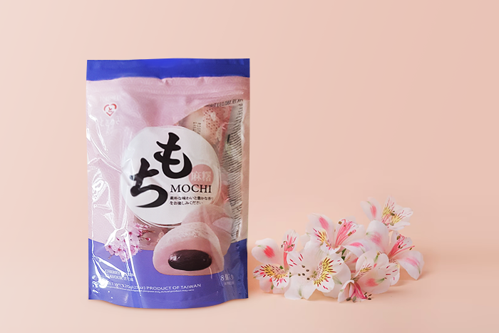 Tokimeki Mochi Kirschblüte 8 Stück - Zähe und leckere Klebereiskuchen