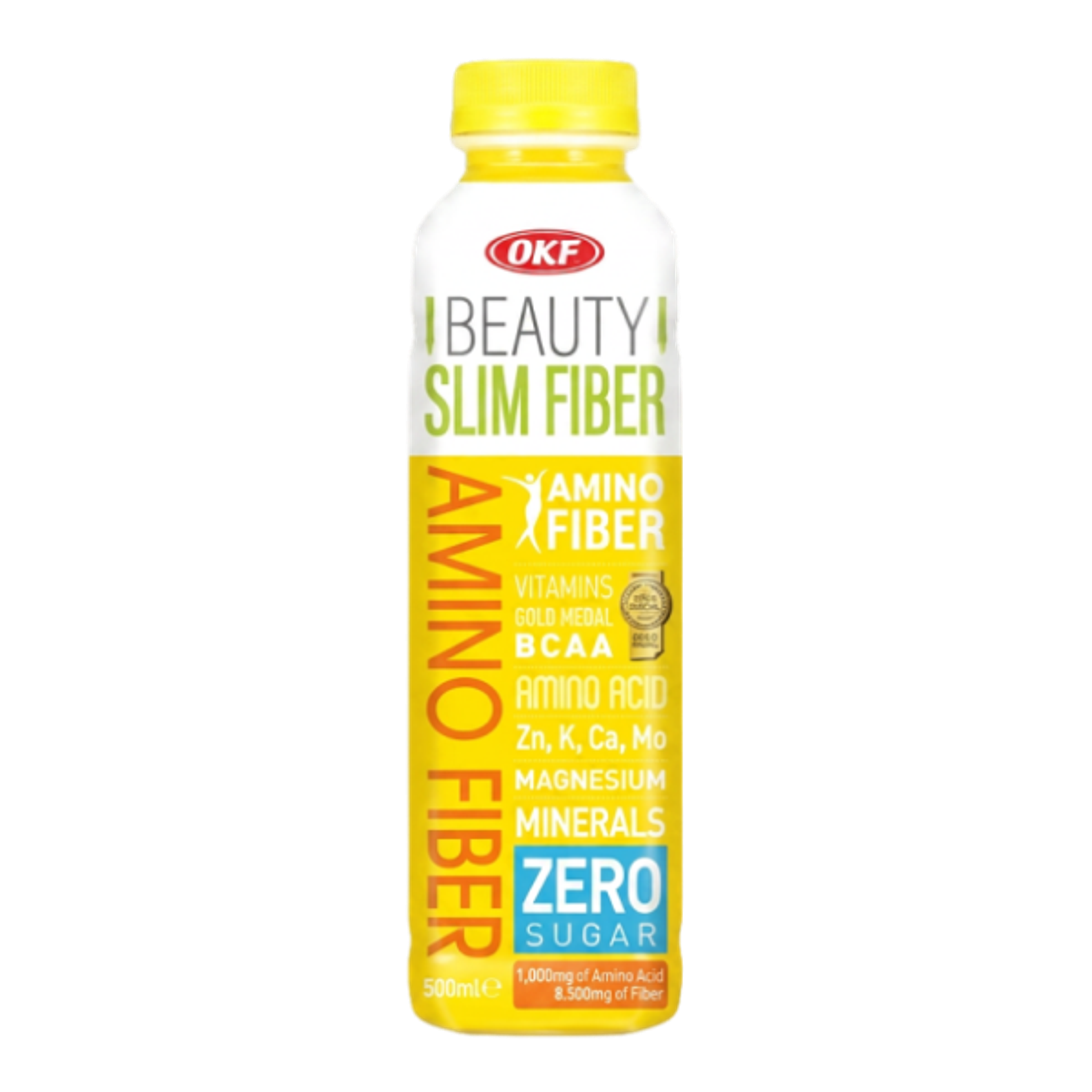 OKF Beauty Slim Fiber Zero 500ml - Zuckerfreies Getränk mit Ballaststoffen und Aminosäuren