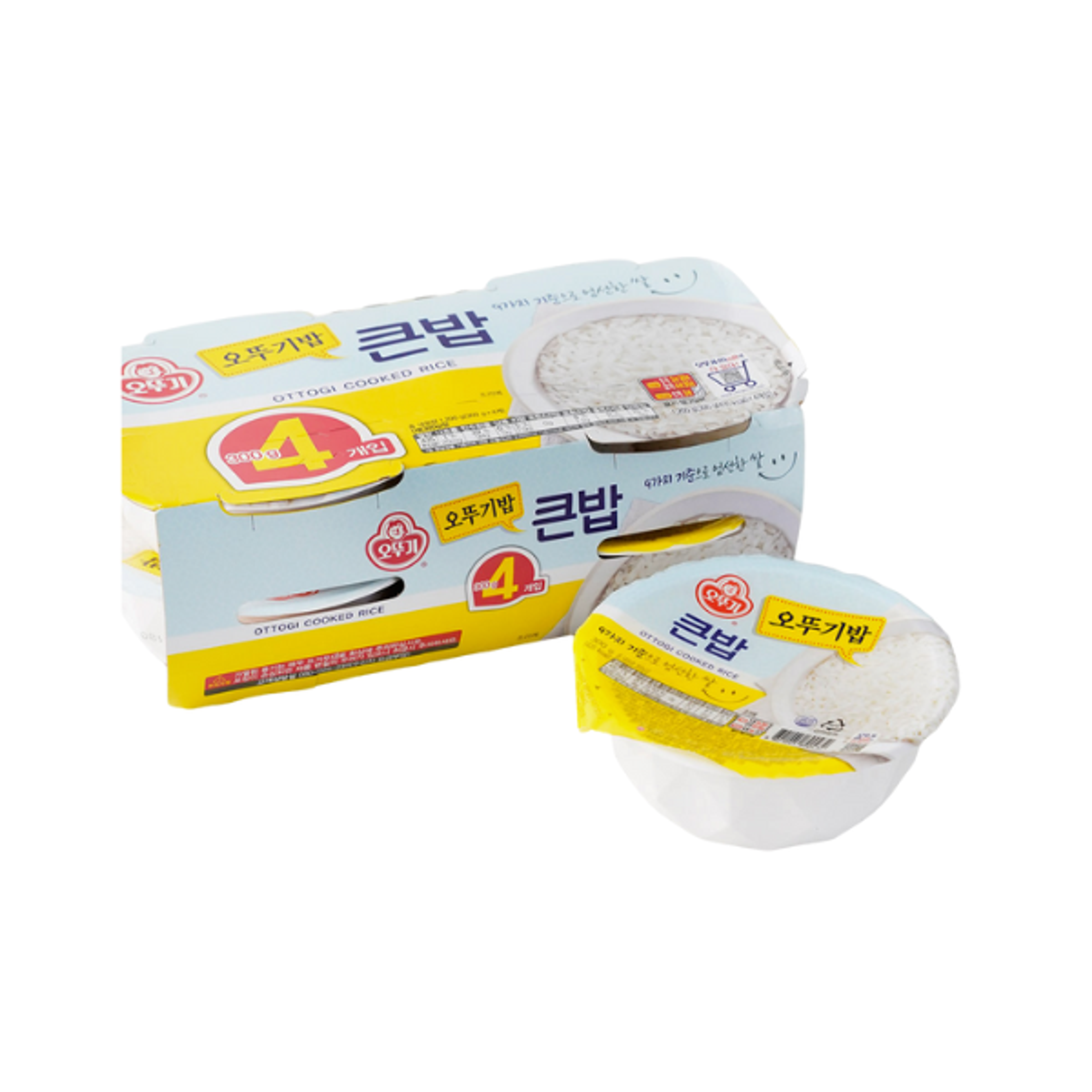 OTTOGI Cooked White Rice Big 300g | Ready-Cooked White Rice – Quick & Convenient Meal